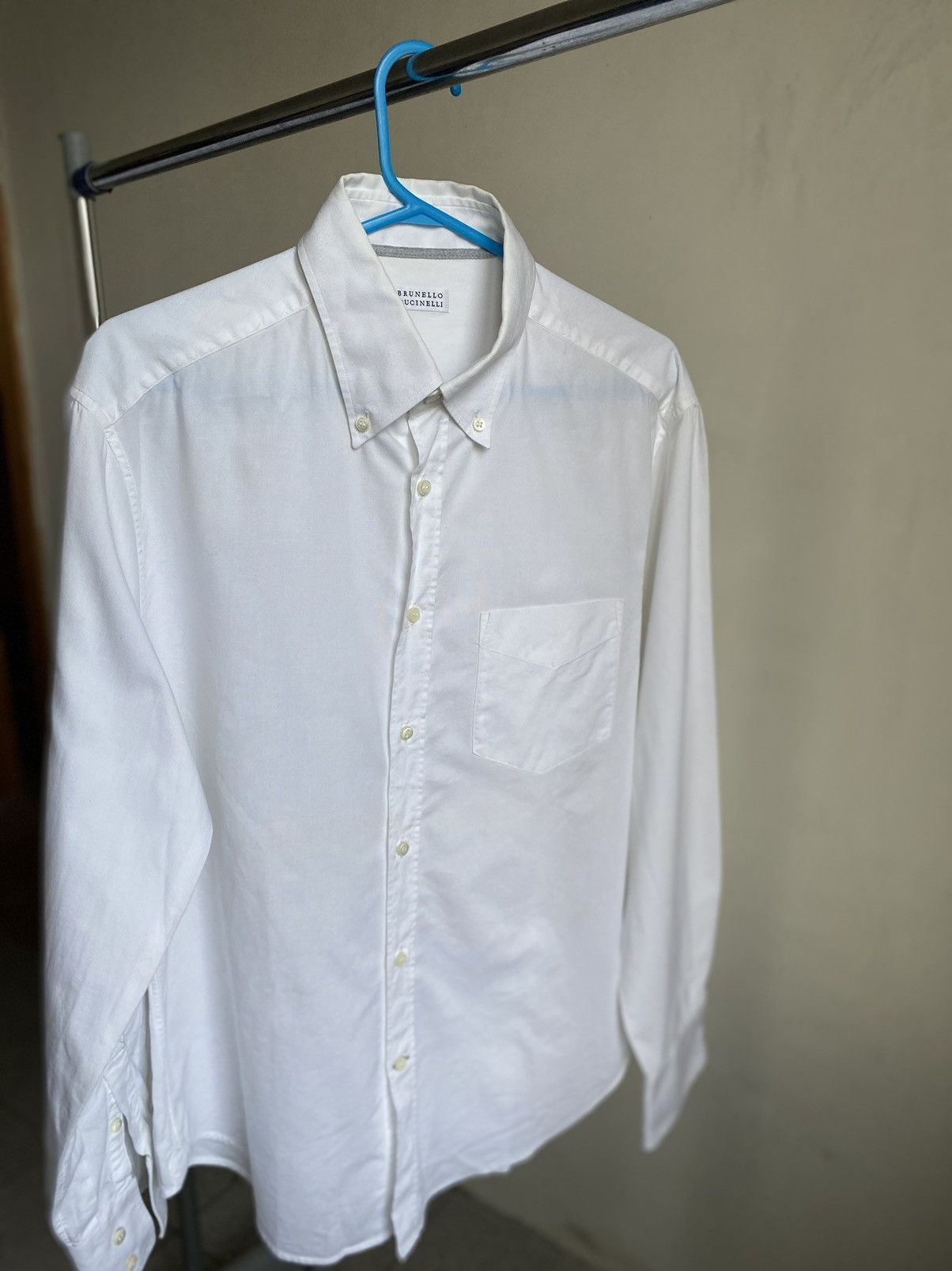 Brunello Cucinelli Brunello Cucinelli luxury cotton white shirt Size US M / EU 48-50 / 2 - 10 Thumbnail