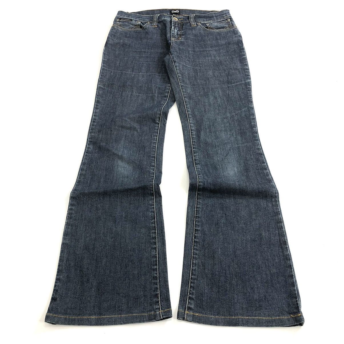 Designer × Dolce & Gabbana × Vintage Vintage Dolce & Gabbana Studded Boot Cut Flared Jeans Size US 27 - 15 Thumbnail