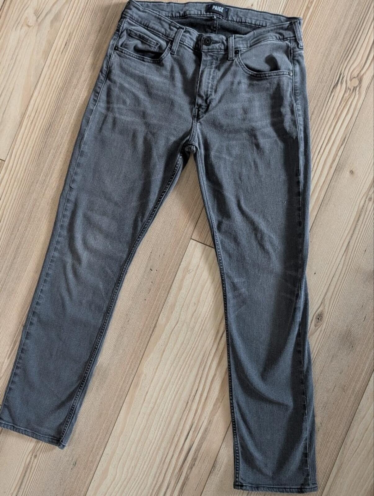 Paige Paige Slim Fit Men’s Jeans - Charcoal Gray Size US 32 / EU 48 - 4 Thumbnail