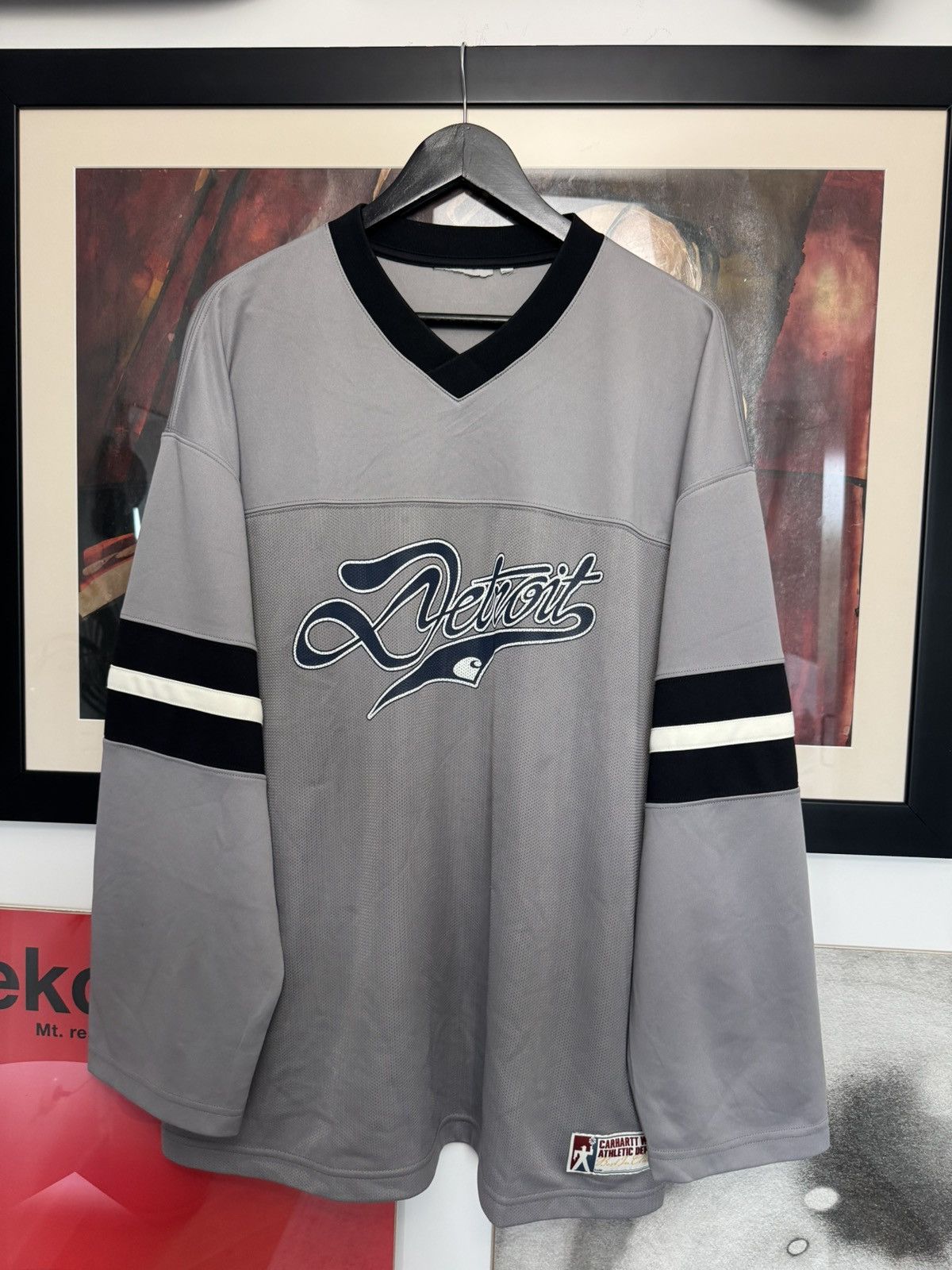 Carhartt Wip Carhartt Detroit Mesh Jersey Sport Rap Streetwear Hype Y2k Size US XL / EU 56 / 4 - 1 Thumbnail