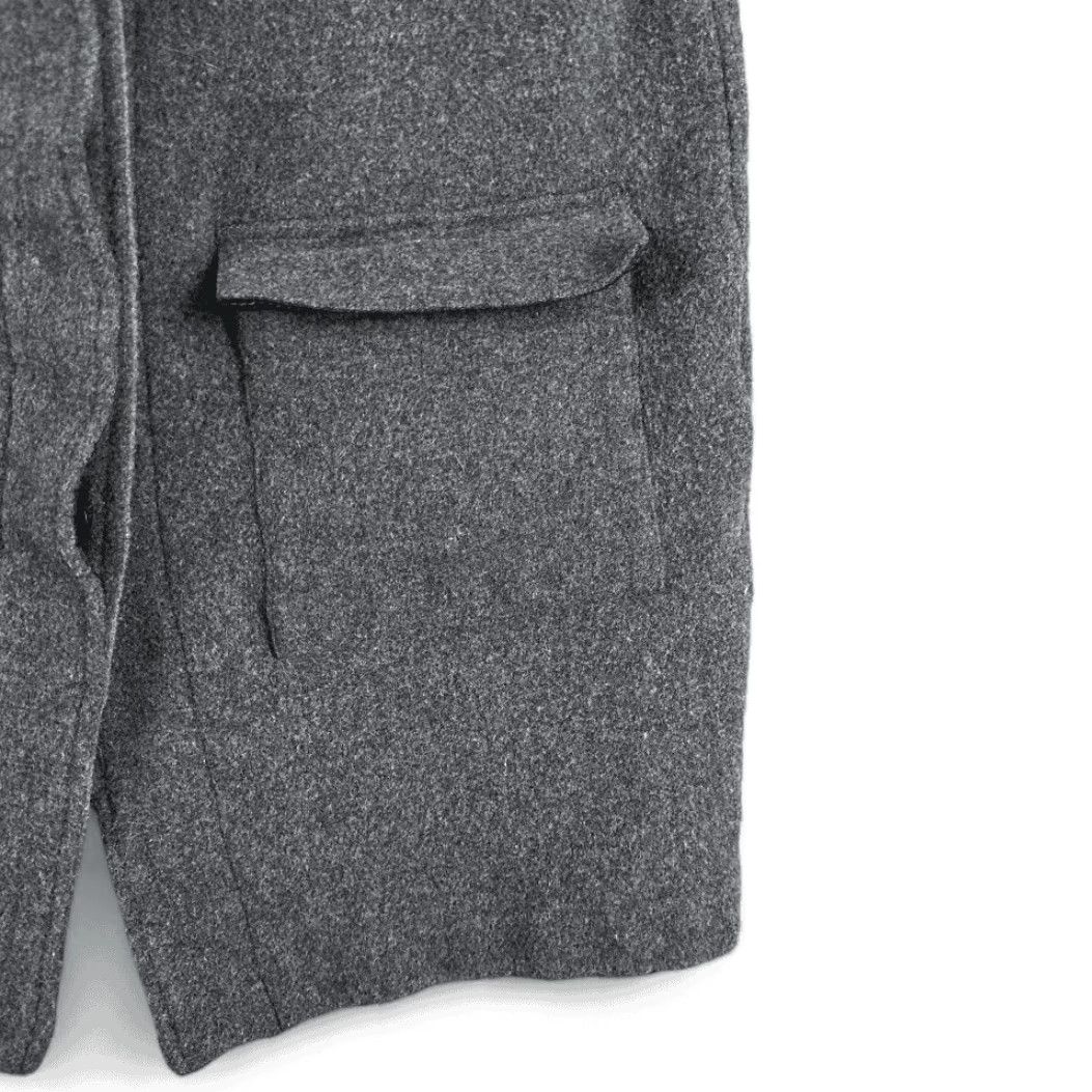 Eddie Bauer VINTAGE Eddie Bauer Coat Womens MEDIUM Gray Wool Hooded Heritage Outdoor USA Y2K Size M / US 6-8 / IT 42-44 - 6 Thumbnail