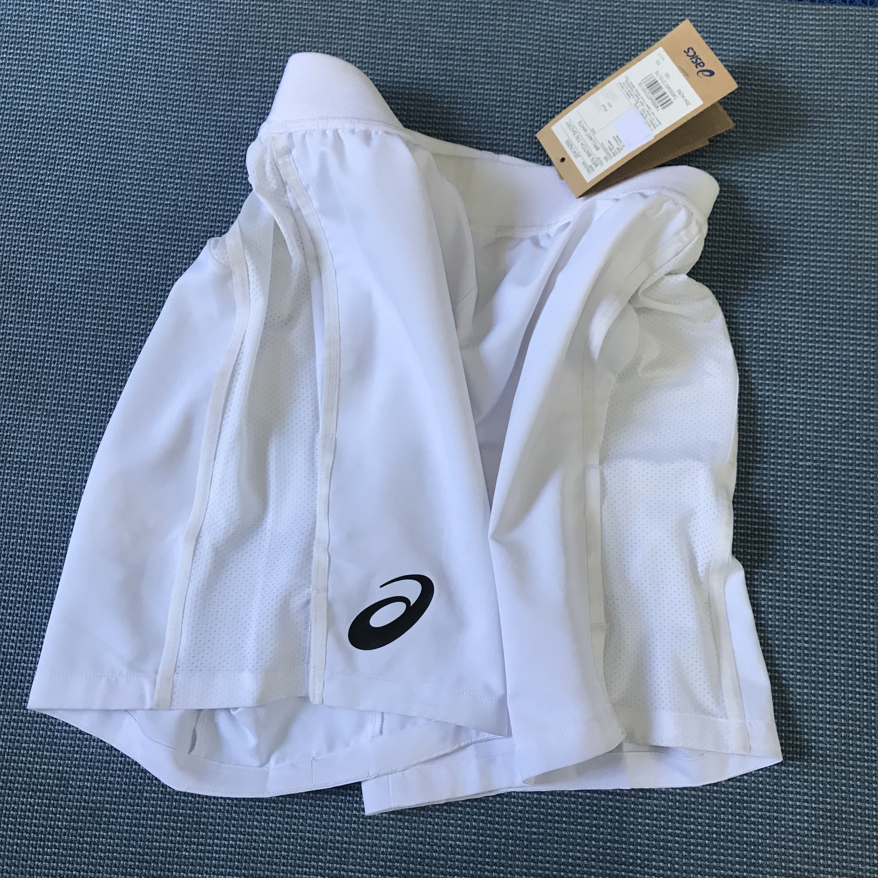Asics Asics Men Match 7in Short White Tennis Padel Sports Shorts Size US 31 - 6 Thumbnail
