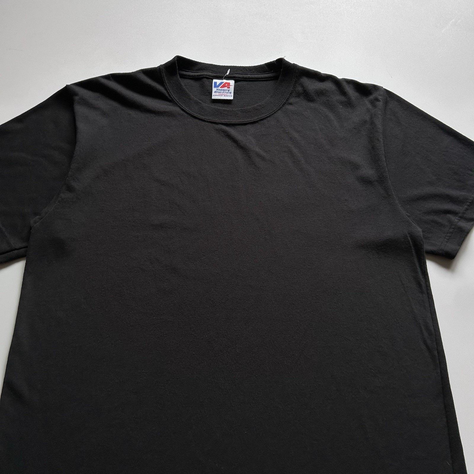 Vintage Vintage Y2K Sun Faded Black Blank Basic T Shirt Large Rare Size US L / EU 52-54 / 3 - 2 Thumbnail