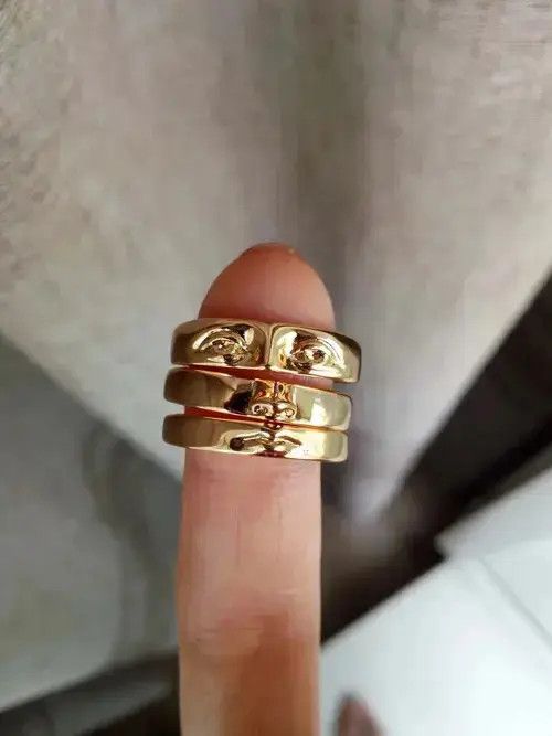 Ring Of Fire Faces Ring Size ONE SIZE - 3 Thumbnail