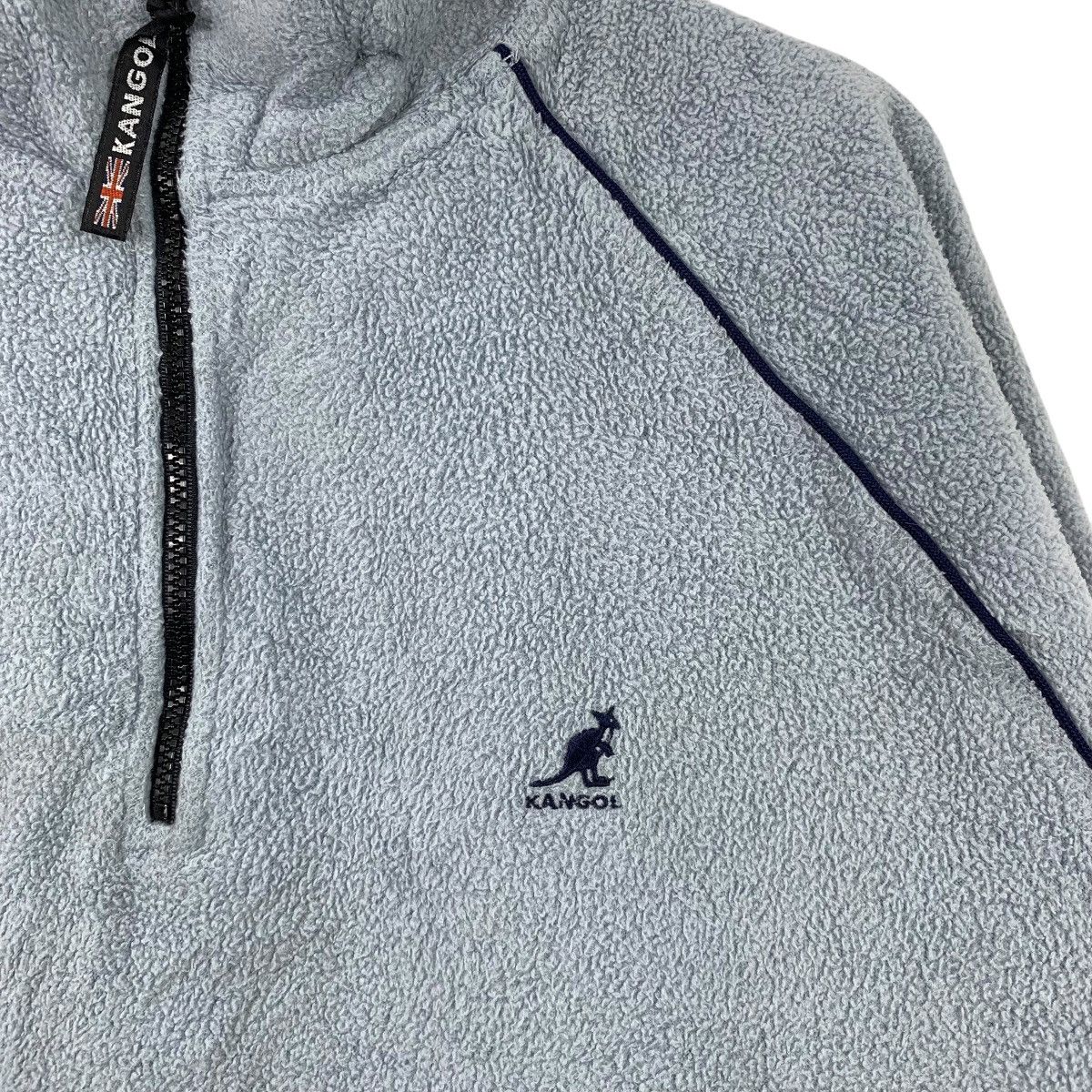 Kangol KANGOL United Kingdom Casualwear Half Zipper Sweatshirt Size US L / EU 52-54 / 3 - 6 Thumbnail