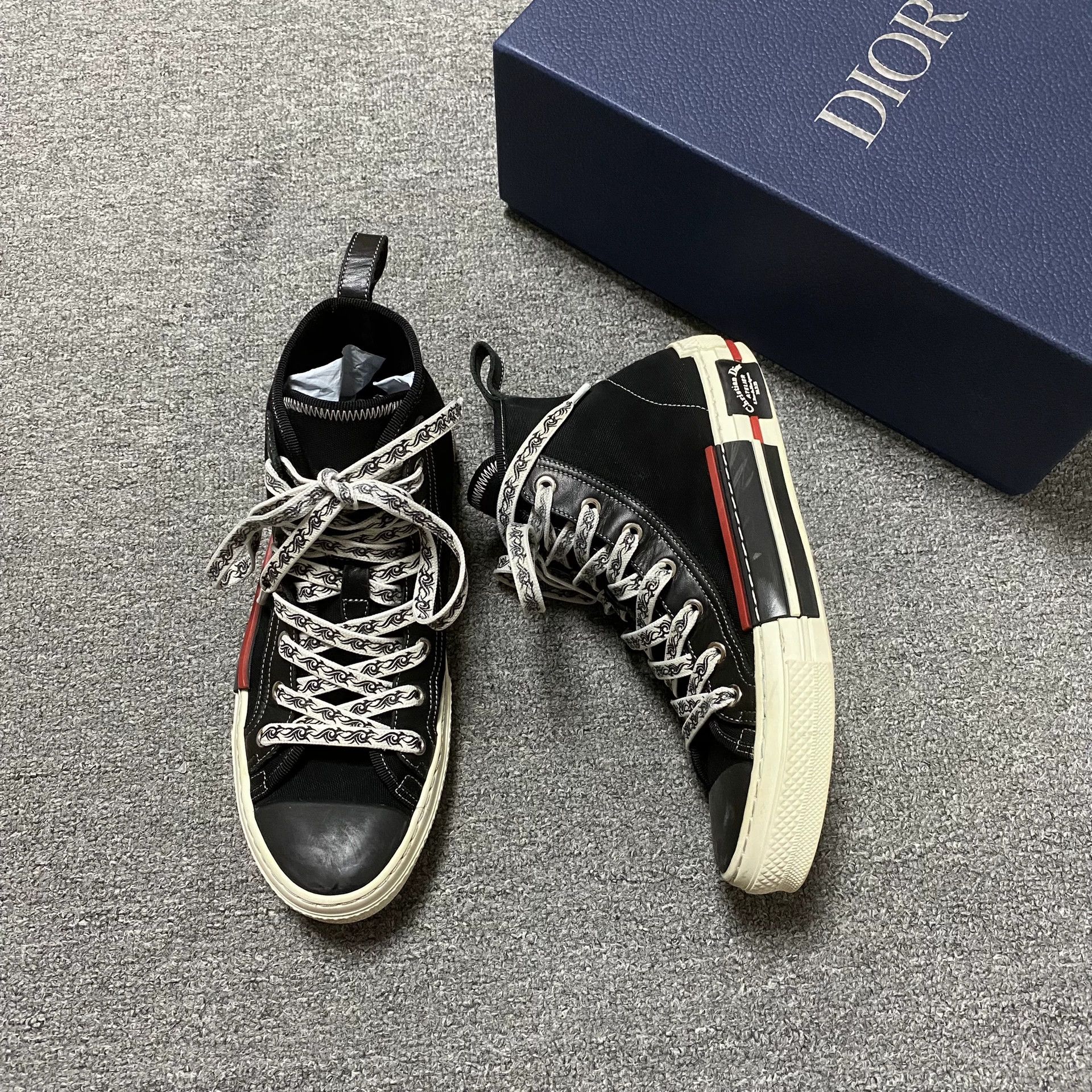 Dior DIOR B23 Canvas Shoes Size US 8 / EU 41 - 1 Thumbnail