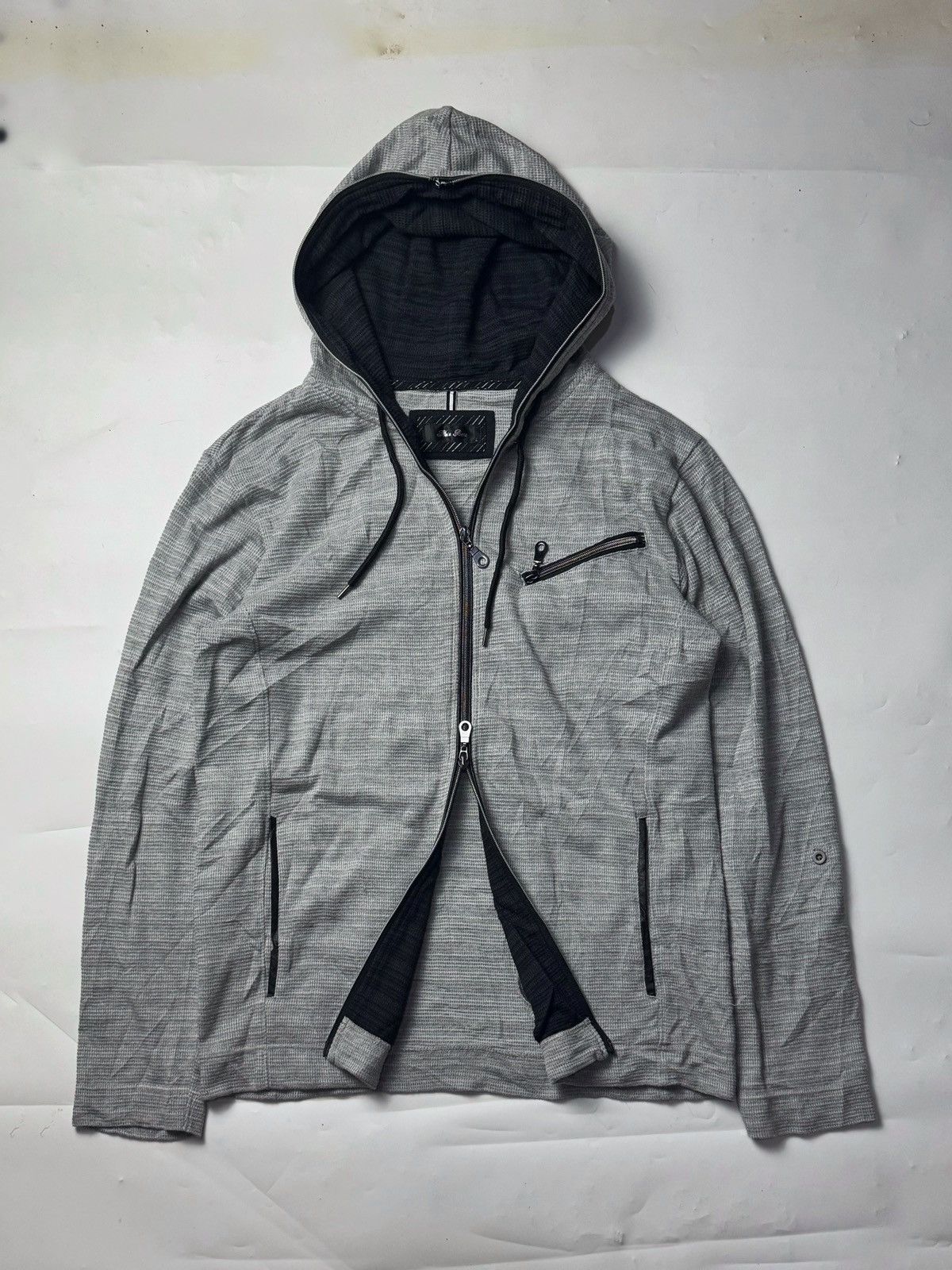 If Six Was Nine × Japanese Brand × Le Grande Bleu (L.G.B.) Nota Bene Japanese Full Zipper Hoodie Archived Styled Size US M / EU 48-50 / 2 - 1 Thumbnail