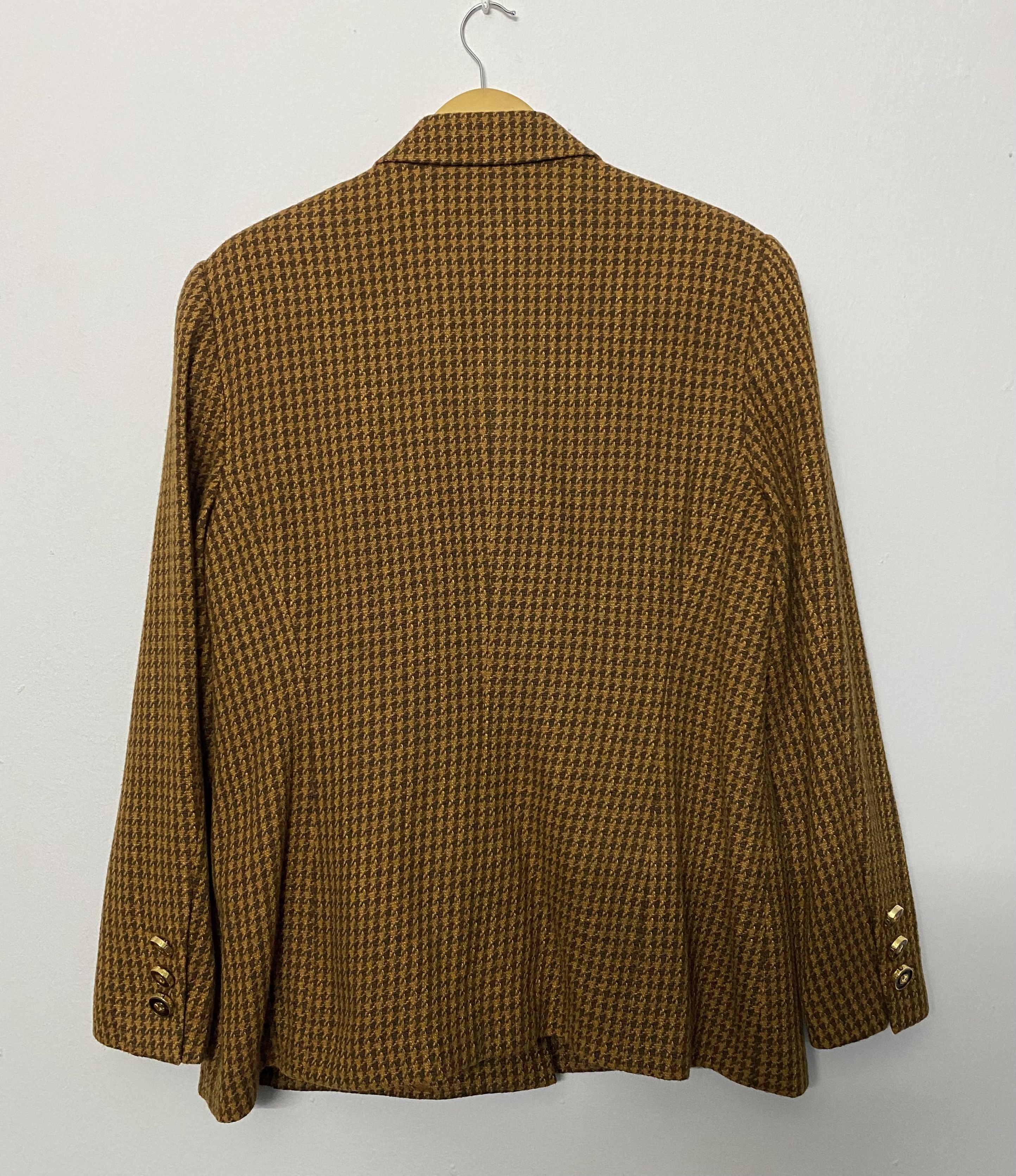 Escada Archive Escada Zegna Wool Silk Houndstooth Blazer Jacket Size M / US 6-8 / IT 42-44 - 2 Thumbnail
