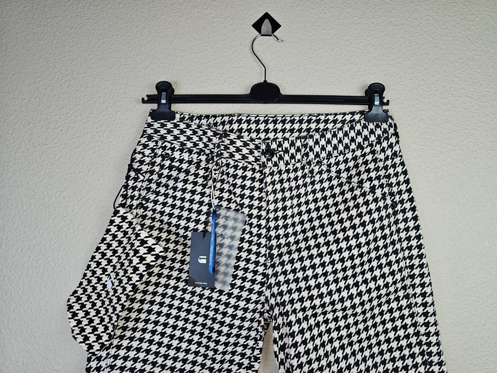 G-Star × Pharrell G-Star x Pharrell Elwood X52 Houndstooth 3D Jeans W28 Size 28" / US 6 / IT 42 - 3 Thumbnail