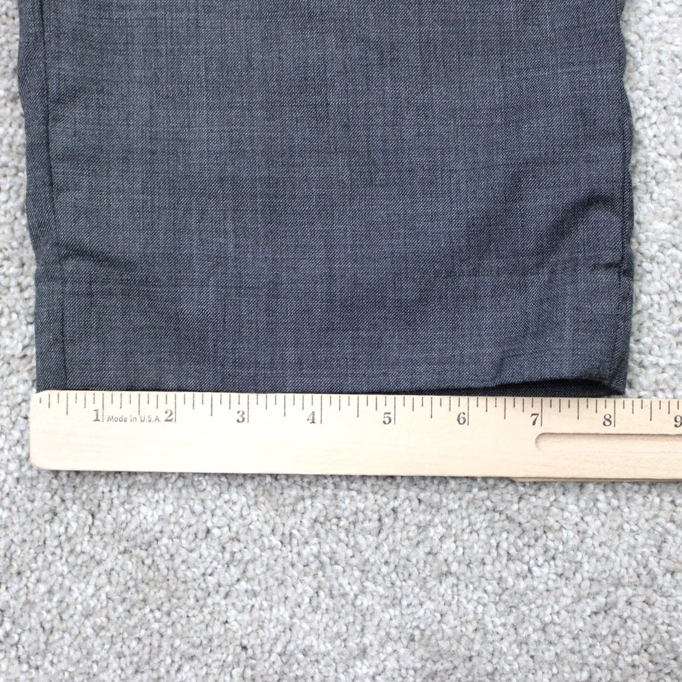 Ralph Lauren LAUREN Ralph Lauren Pants Mens 42x30 Gray 100% Wool Flat Front Dress Pants Size US 42 / EU 58 - 4 Thumbnail
