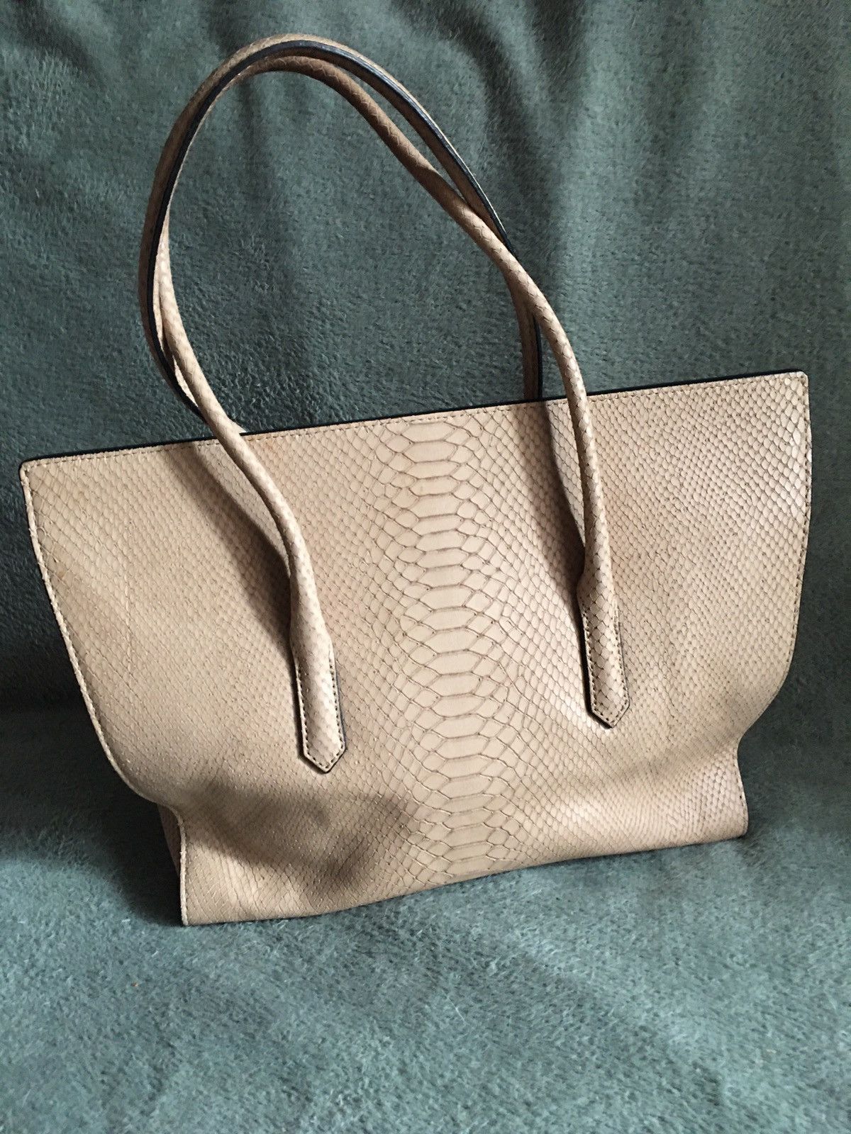 Other COCCINELLE Beige Leather Snake Design Handbag Shoulder Bag Size ONE SIZE - 4 Thumbnail