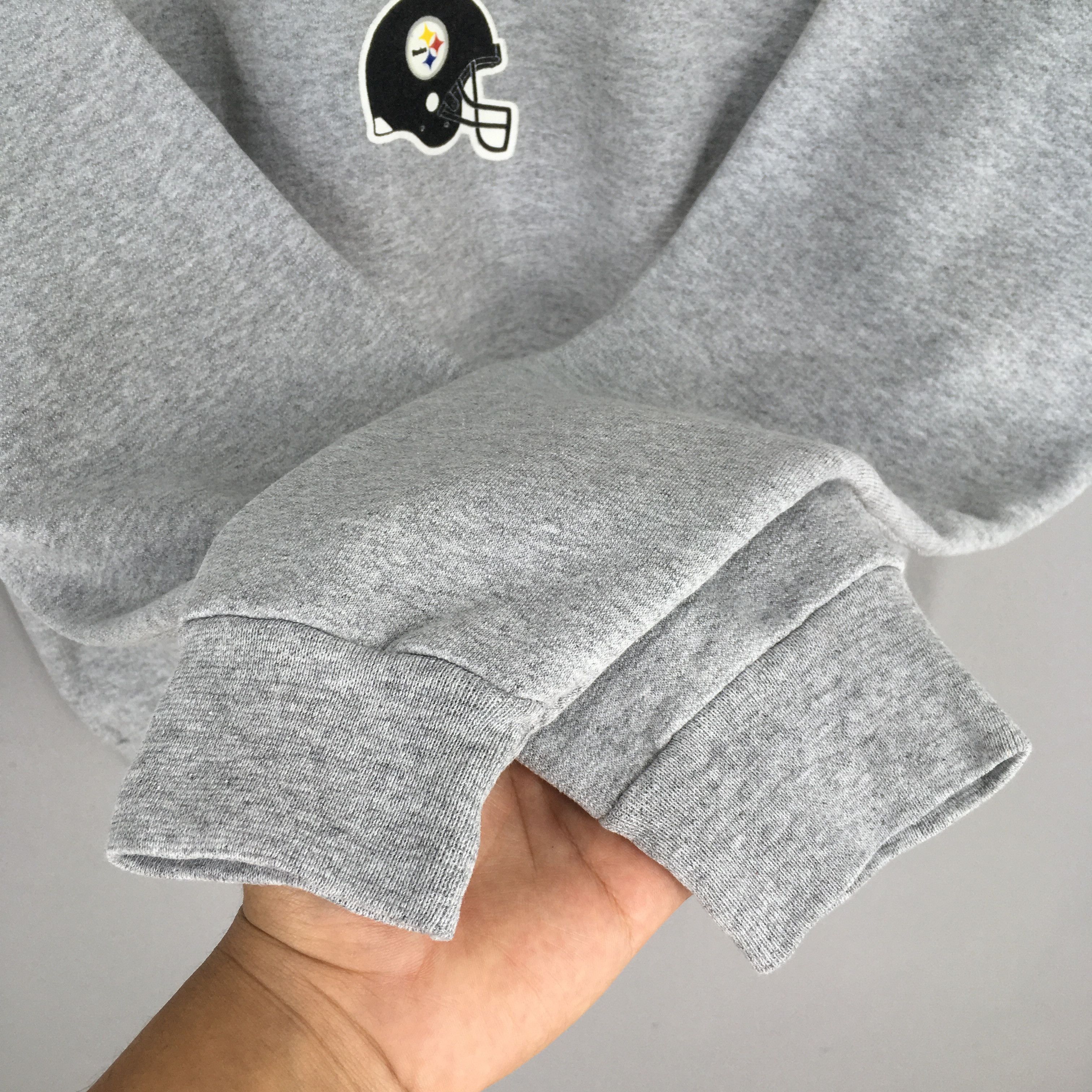 NFL × Vintage Vintage Pittsburgh Steelers NFL Rugby Gray Sweatshirt Medium Size US M / EU 48-50 / 2 - 4 Thumbnail
