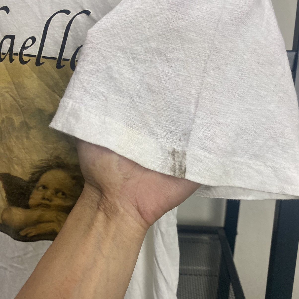 Vintage Vintage 1990’s Raffaello Sanzio Art T Shirt Angels Size US S / EU 44-46 / 1 - 8 Thumbnail