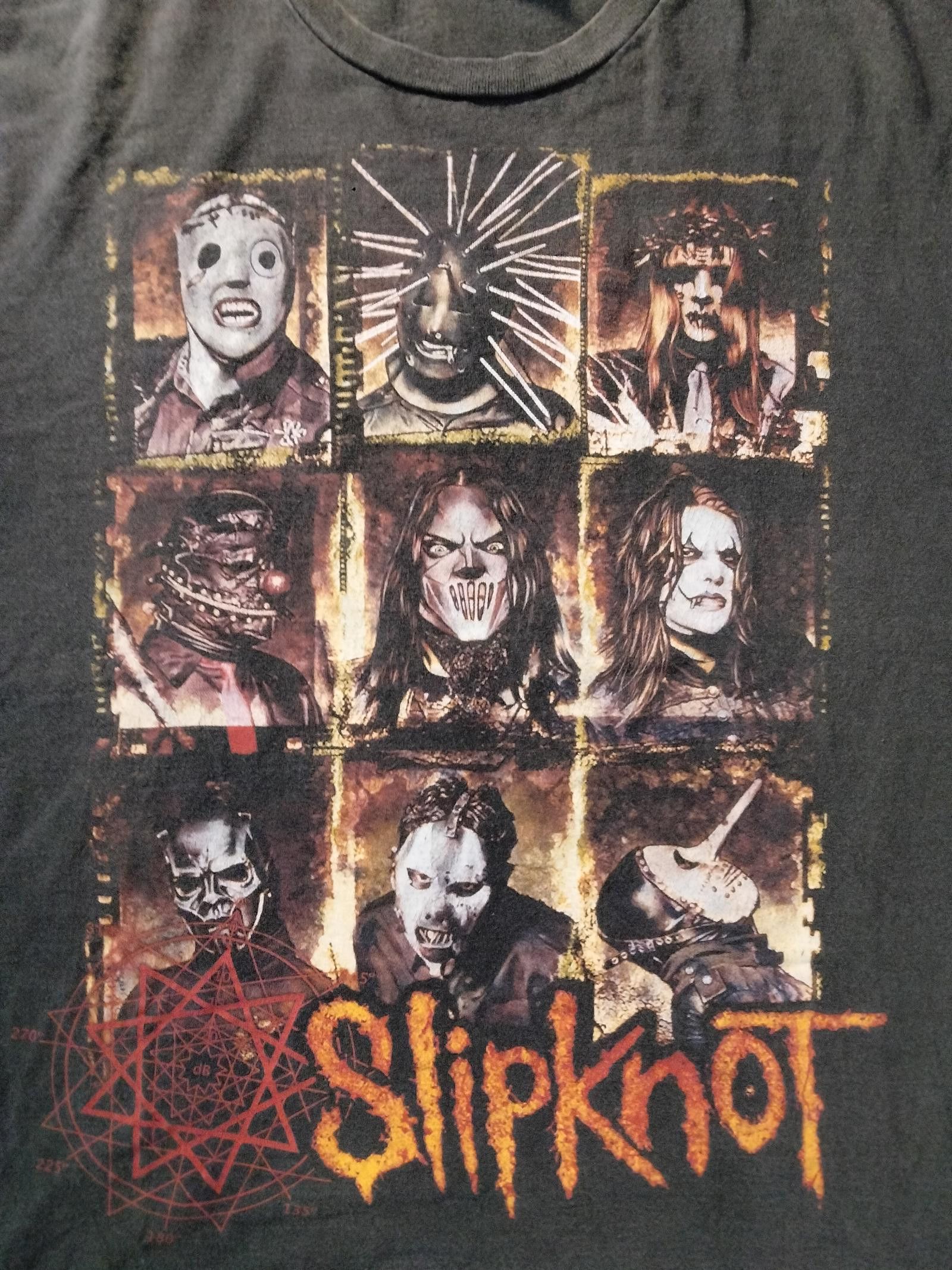Designer Slipknot Band 9 Frames T-shirt - 2 Sided Shirt - Large Size US L / EU 52-54 / 3 - 2 Thumbnail