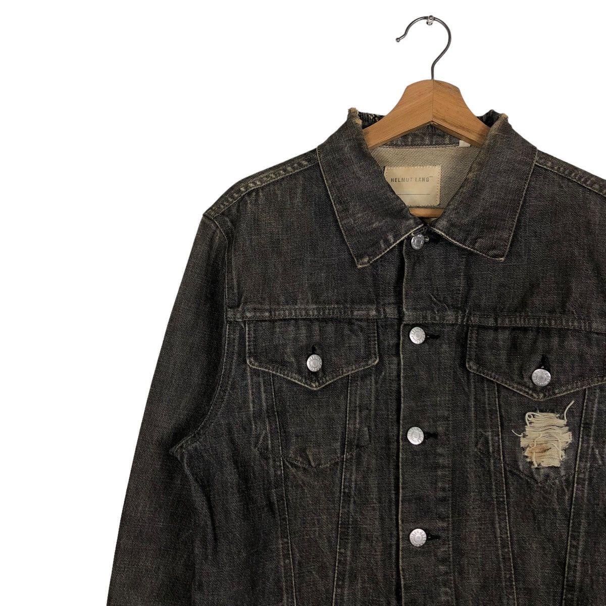 Helmut Lang 🔥VINTAGE HELMUT LANG CLASSIC DENIM TRUCKER JACKET BIKER Size US M / EU 48-50 / 2 - 9 Thumbnail