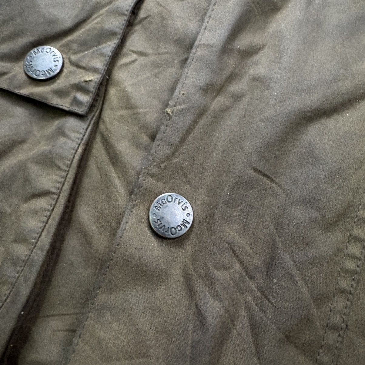 Barbour VTG MC Orvis Wax Jacket Green Lined Outdoor Country Wear Size US L / EU 52-54 / 3 - 7 Thumbnail