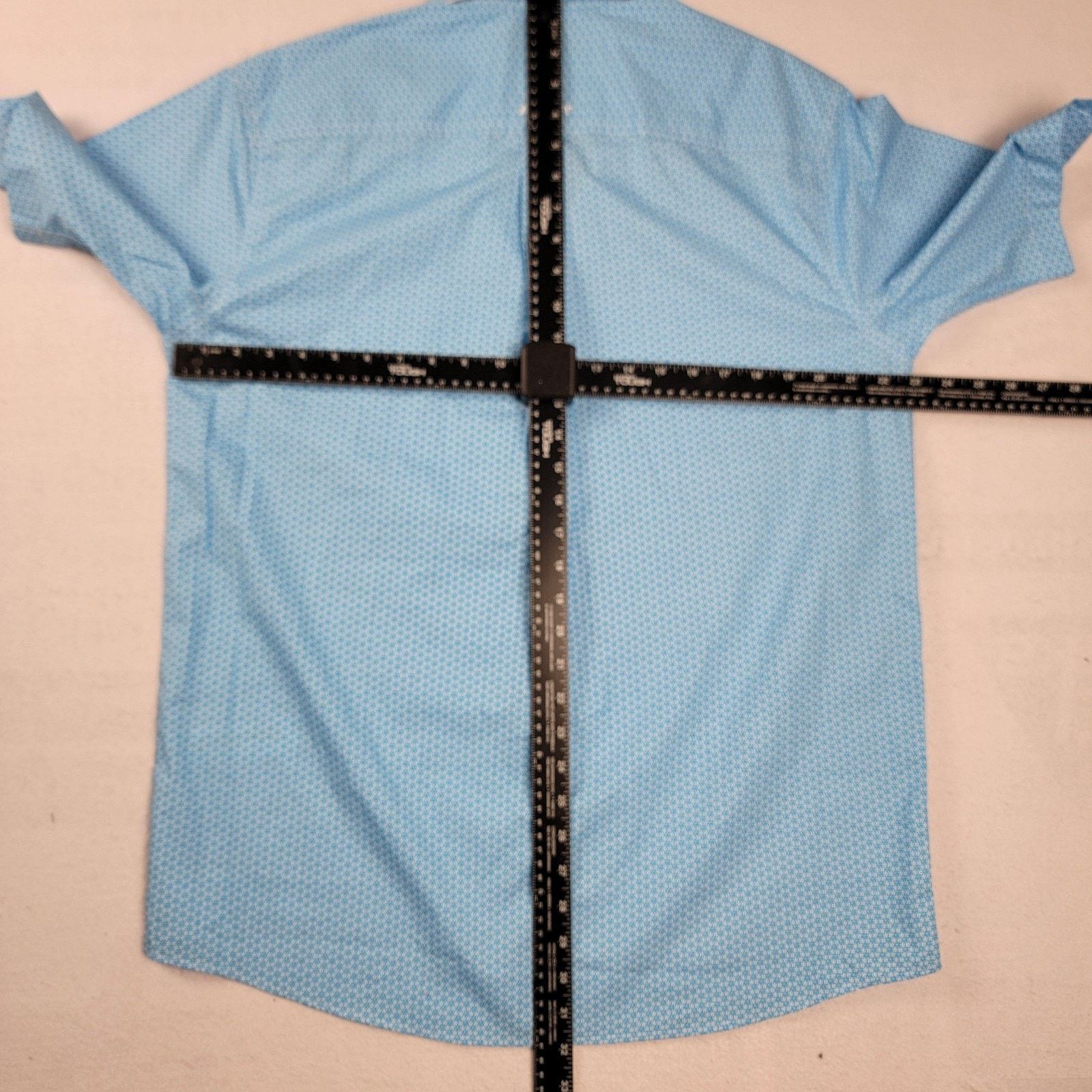 Ariat Ariat Shirt Mens Blue Simeon Classic Fit Short Sleeve Button Size US M / EU 48-50 / 2 - 8 Thumbnail
