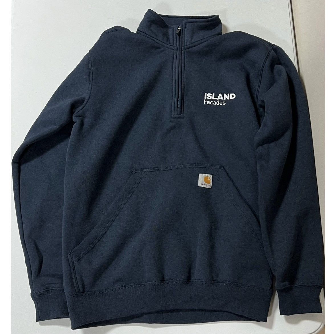 Carhartt Carhartt Blue ‘Island Facades’ Quarter-Zip Sweatshirt Size S Size US S / EU 44-46 / 1 - 3 Thumbnail