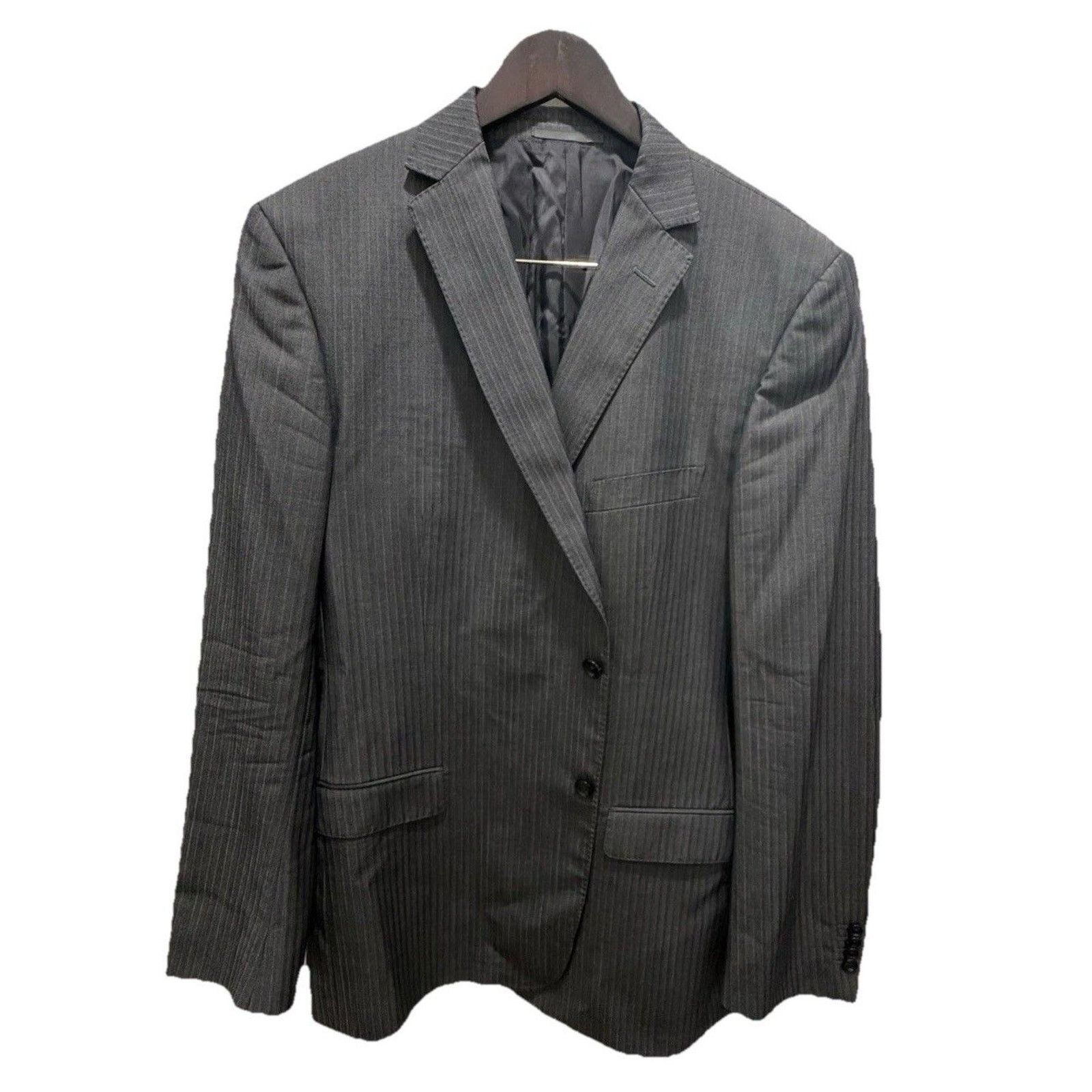 Z Zegna Z Zegna Gray Pinstripe Wool Sport Coat 52R - MSRP $1495 Size 52R - 3 Thumbnail