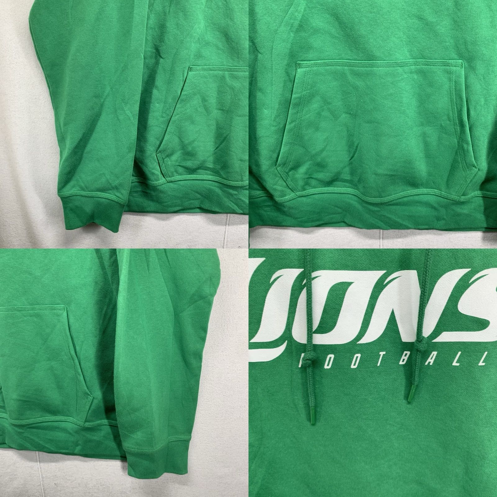 Nike VINTAGE Nike Hoodie Mens Large Green Center Swoosh South Fayette High School Eagles 2014 Size US L / EU 52-54 / 3 - 8 Thumbnail