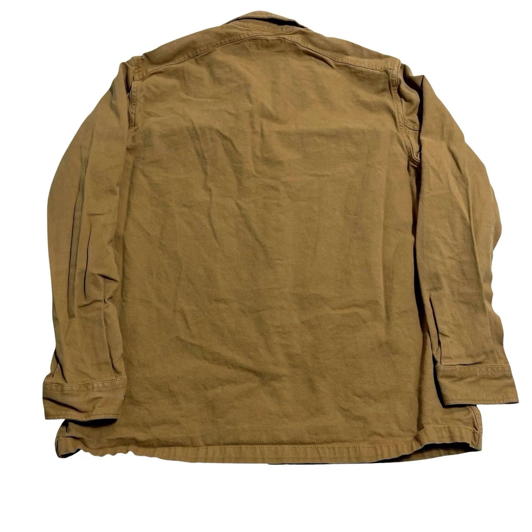 Quince Quince Utility Shirt Mens Sz L Brown Twill Button Front Long Sleeve Size US L / EU 52-54 / 3 - 2 Thumbnail