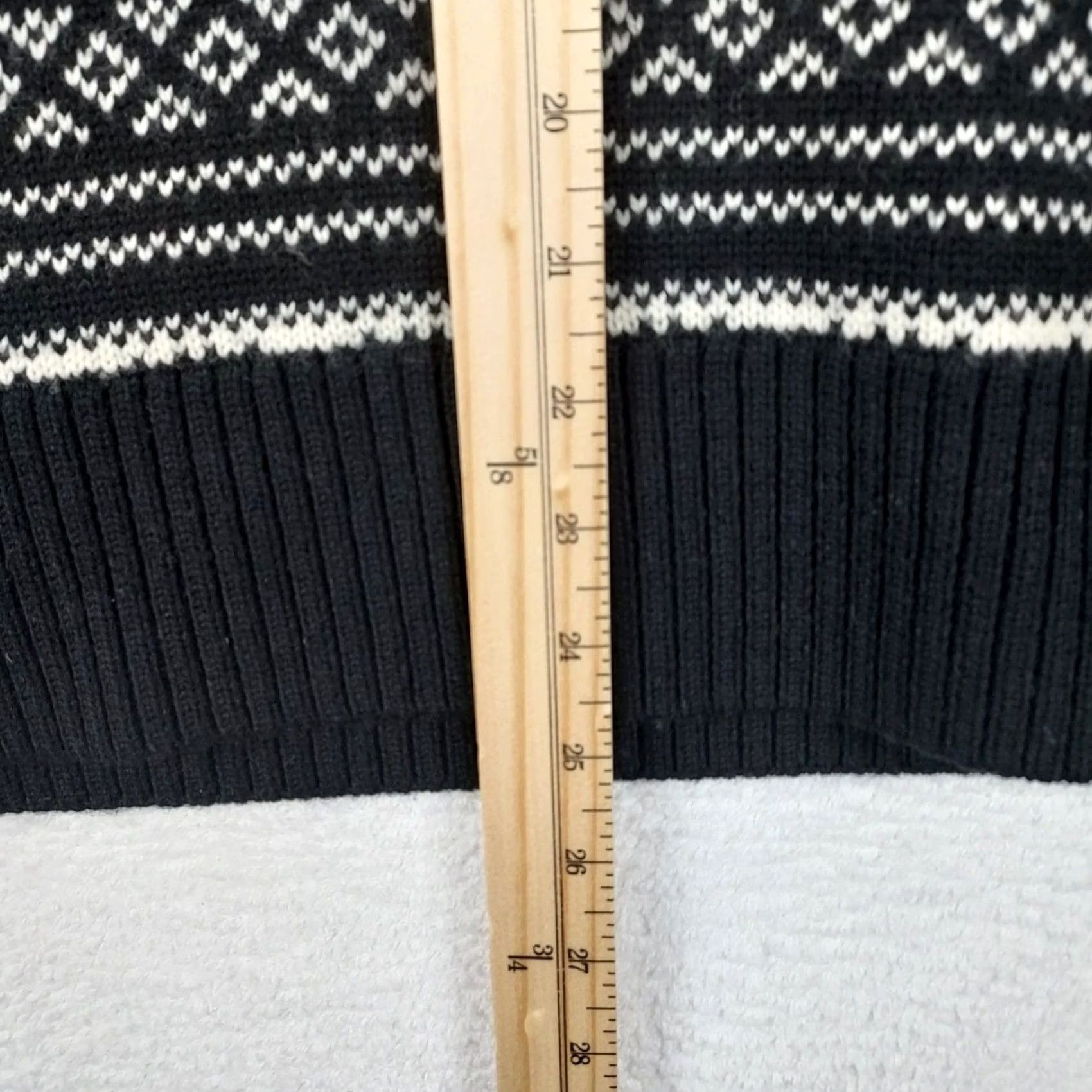 Brooks Brothers Brooks Brothers Men’s L Merino Wool Fair Isle Crew Neck Sweater Black White Pullover Casual Winter Fall Knit Regular Size L Mens Size US L / EU 52-54 / 3 - 4 Thumbnail