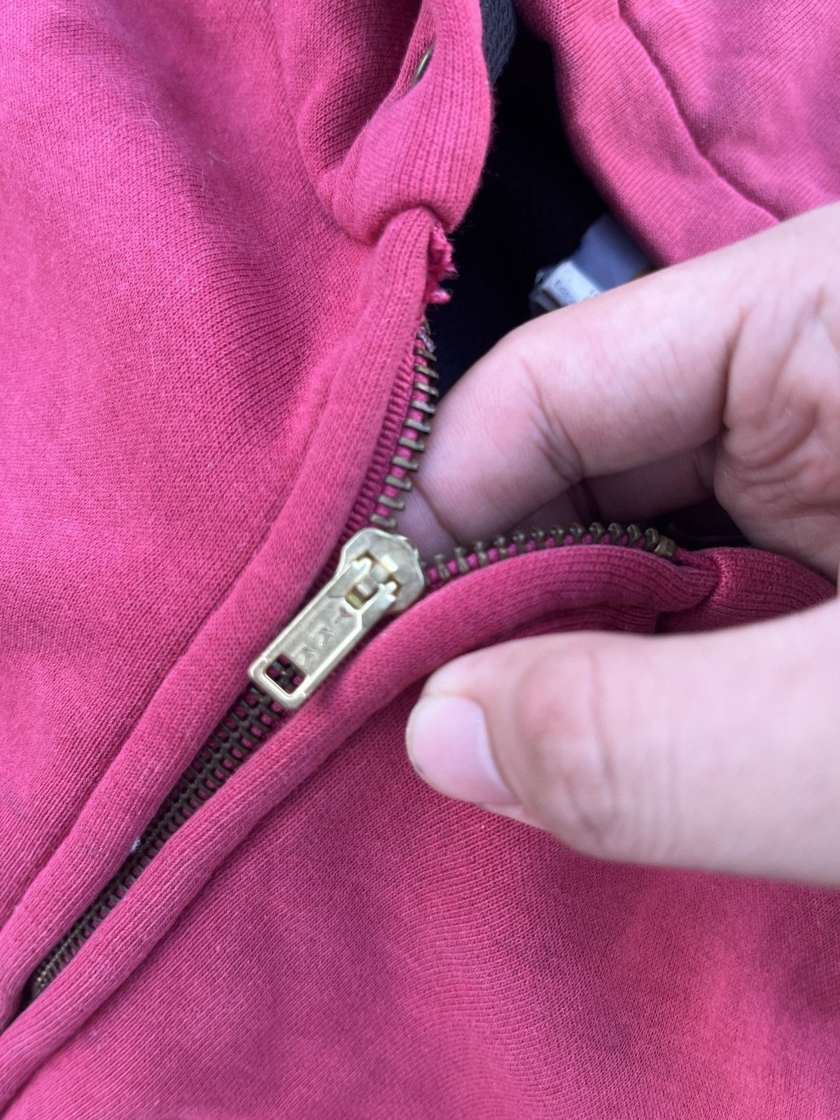 Carhartt Vintage Zipper Trashed Carhartt Hoodie Size US M / EU 48-50 / 2 - 7 Thumbnail