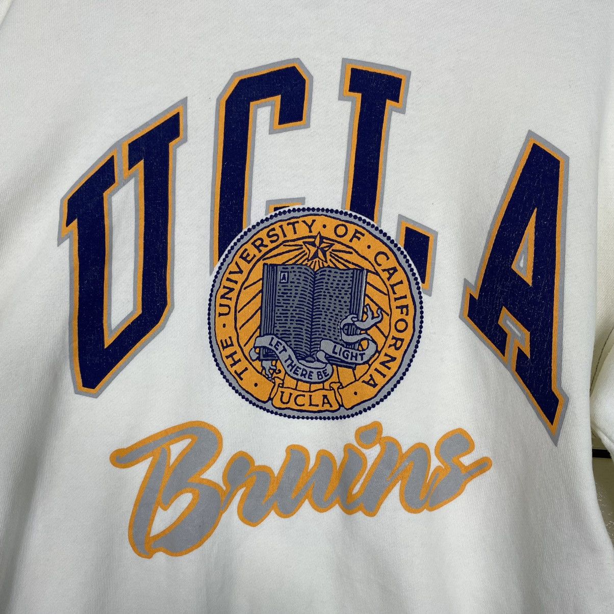 Vintage 🔥VINTAGE JUMPER SWEATSHIRT UCLA BIG LOGO Size US L / EU 52-54 / 3 - 12 Thumbnail
