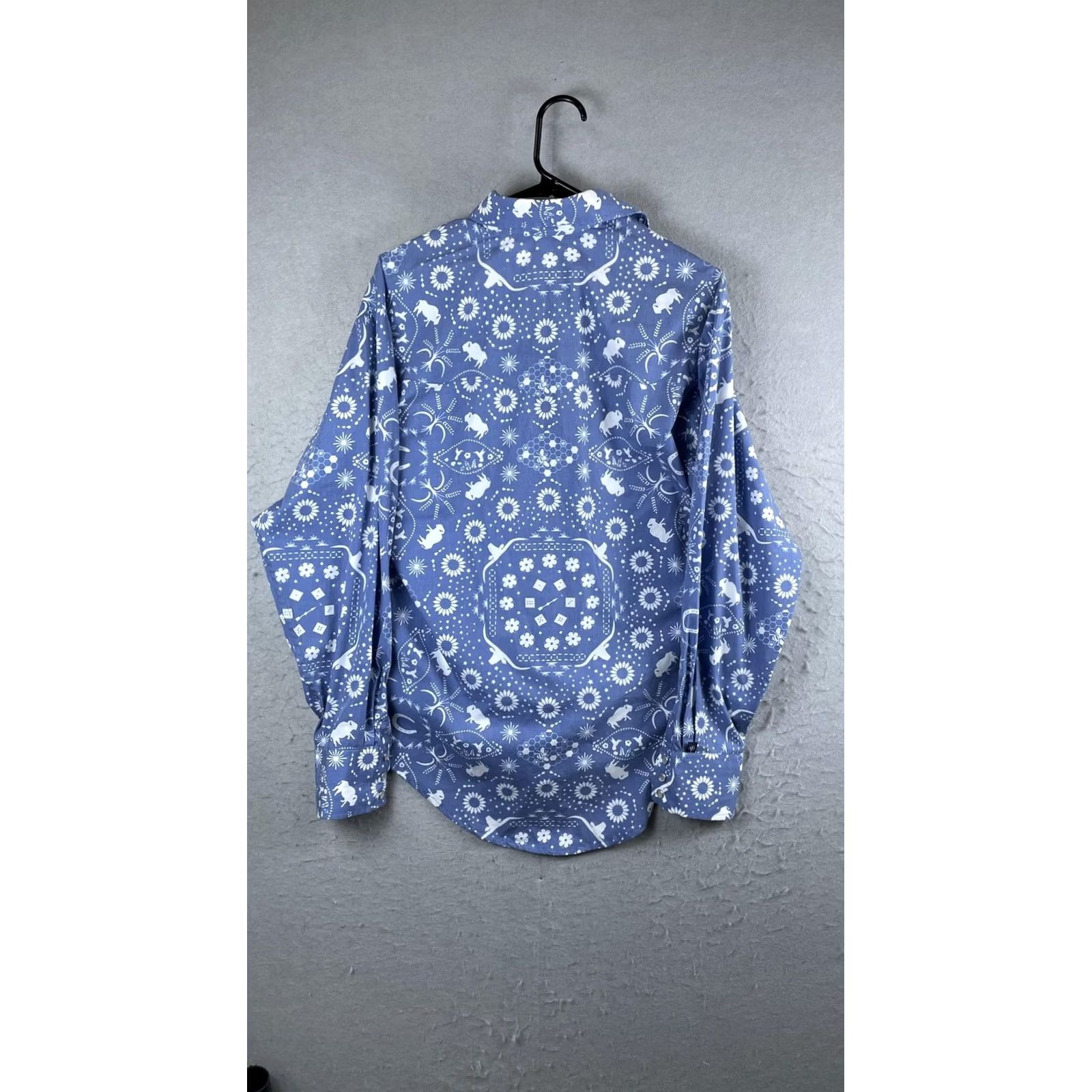 Rockmount Ranch Wear Rockmount Ranch Wear Shirt Mens XS Blue Western Snap Button Cowboy Long Sleeve Size US XS / EU 42 / 0 - 5 Thumbnail