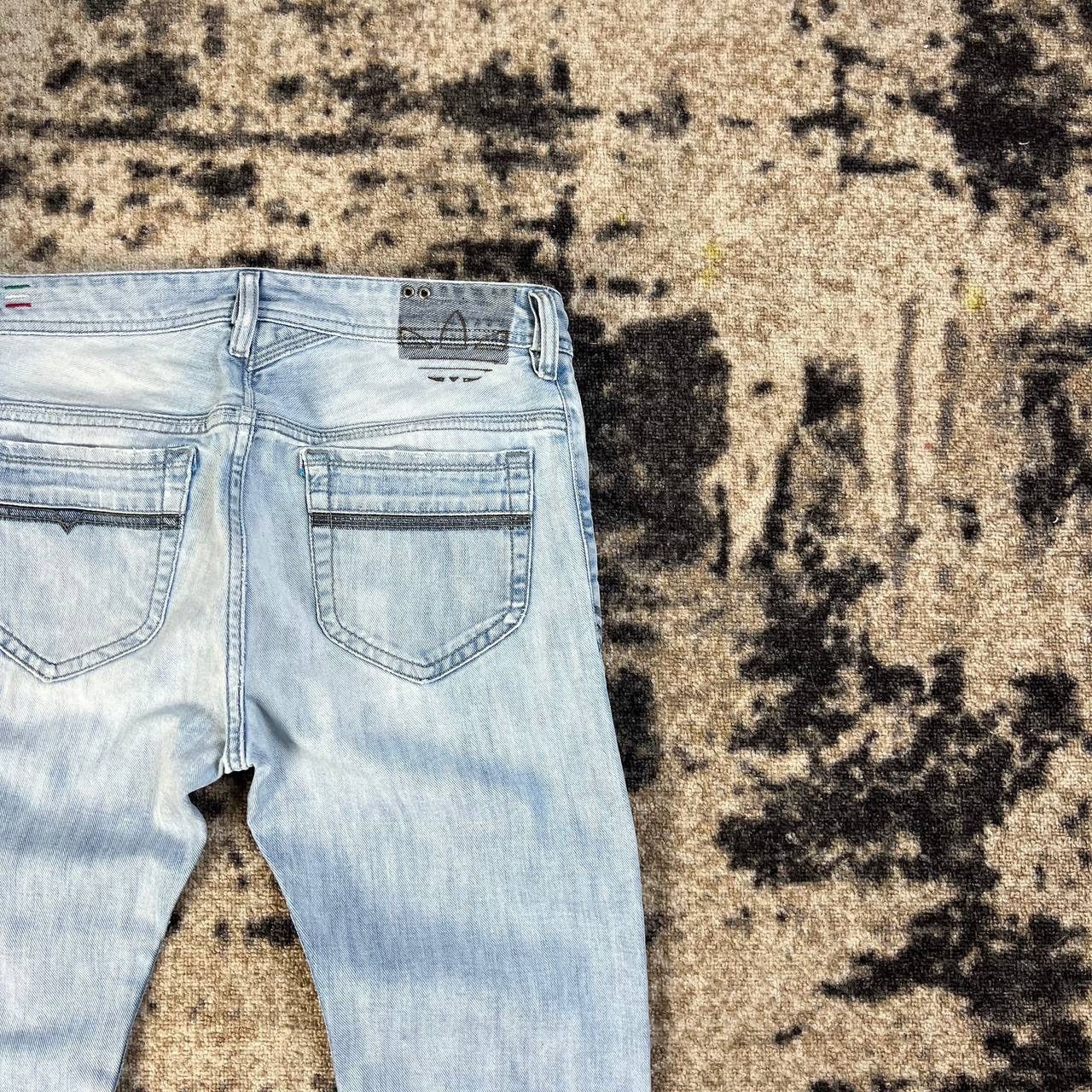 Adidas × Diesel Diesel x Adidas Vintage Y2K Distressed Denim Jeans Size US 30 / EU 46 - 3 Thumbnail