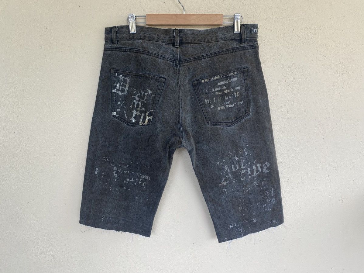 In The Attic IntheAttoc Rusty Punk Distressed Short Denim Size US 32 / EU 48 - 2 Thumbnail