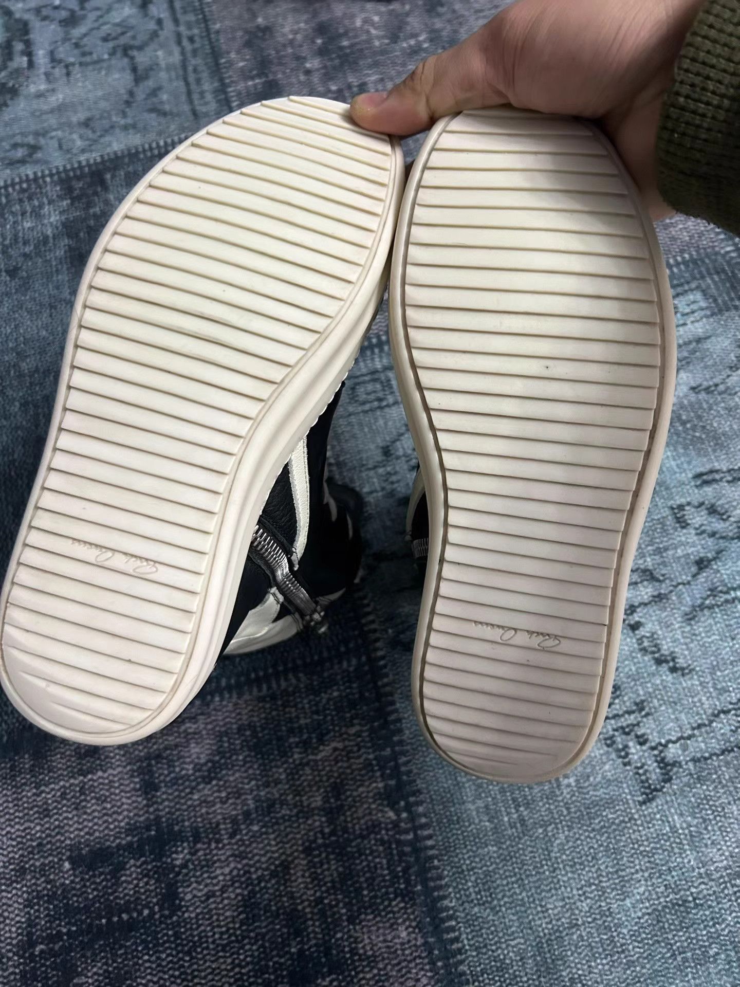 Rick Owens Rick Owens Mainline Reverse Triangle Sneakers Size US 6.5 / IT 36.5 - 4 Thumbnail
