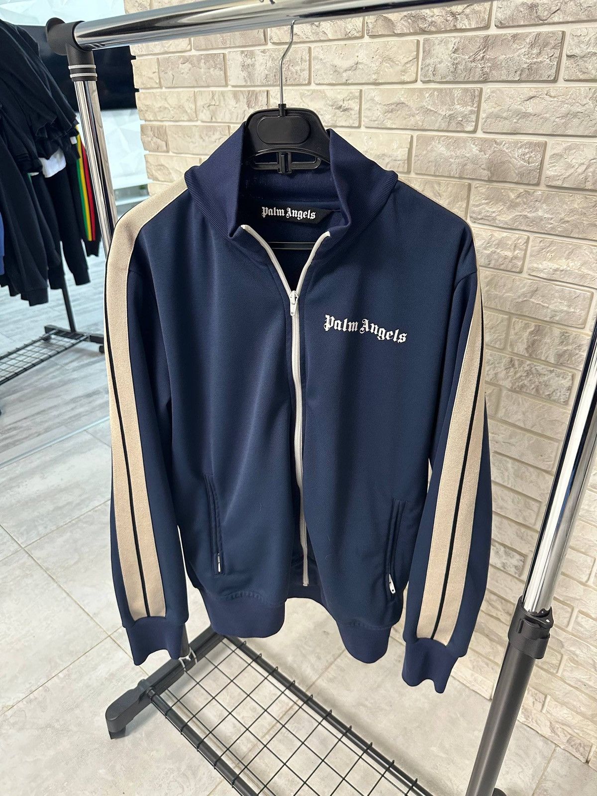 Palm Angels Palm Angels Track Zip Size US XL / EU 56 / 4 - 2 Thumbnail
