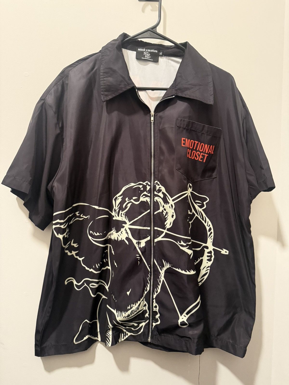 Other Mixed Emotion Short Sleeve Zip Up Size US XL / EU 56 / 4 - 1 Thumbnail