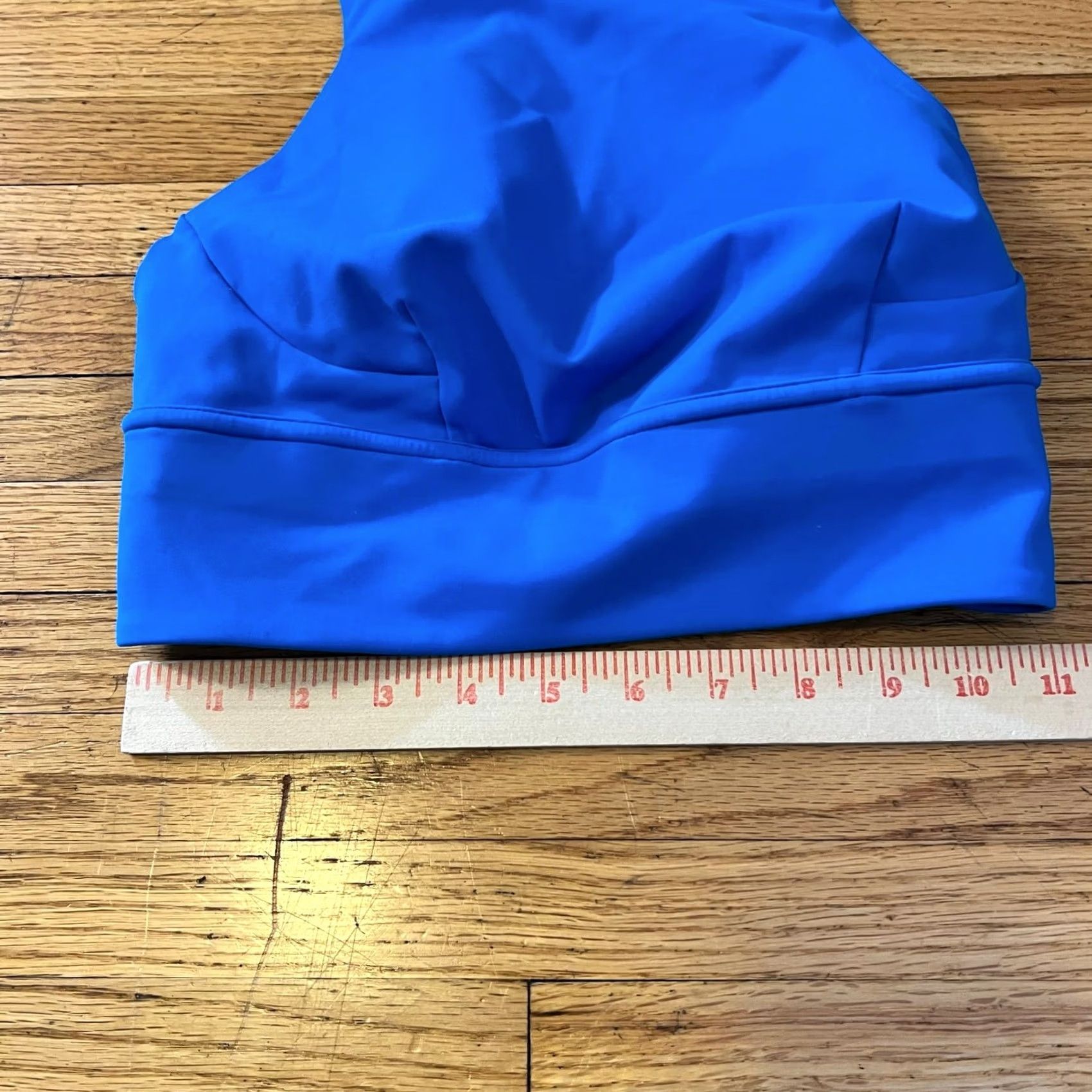 Lululemon Lululemon Sports Bra Womens Wunder Train Longline Everlux W2CV2S S Blue Womens Bra Size ONE SIZE - 5 Thumbnail