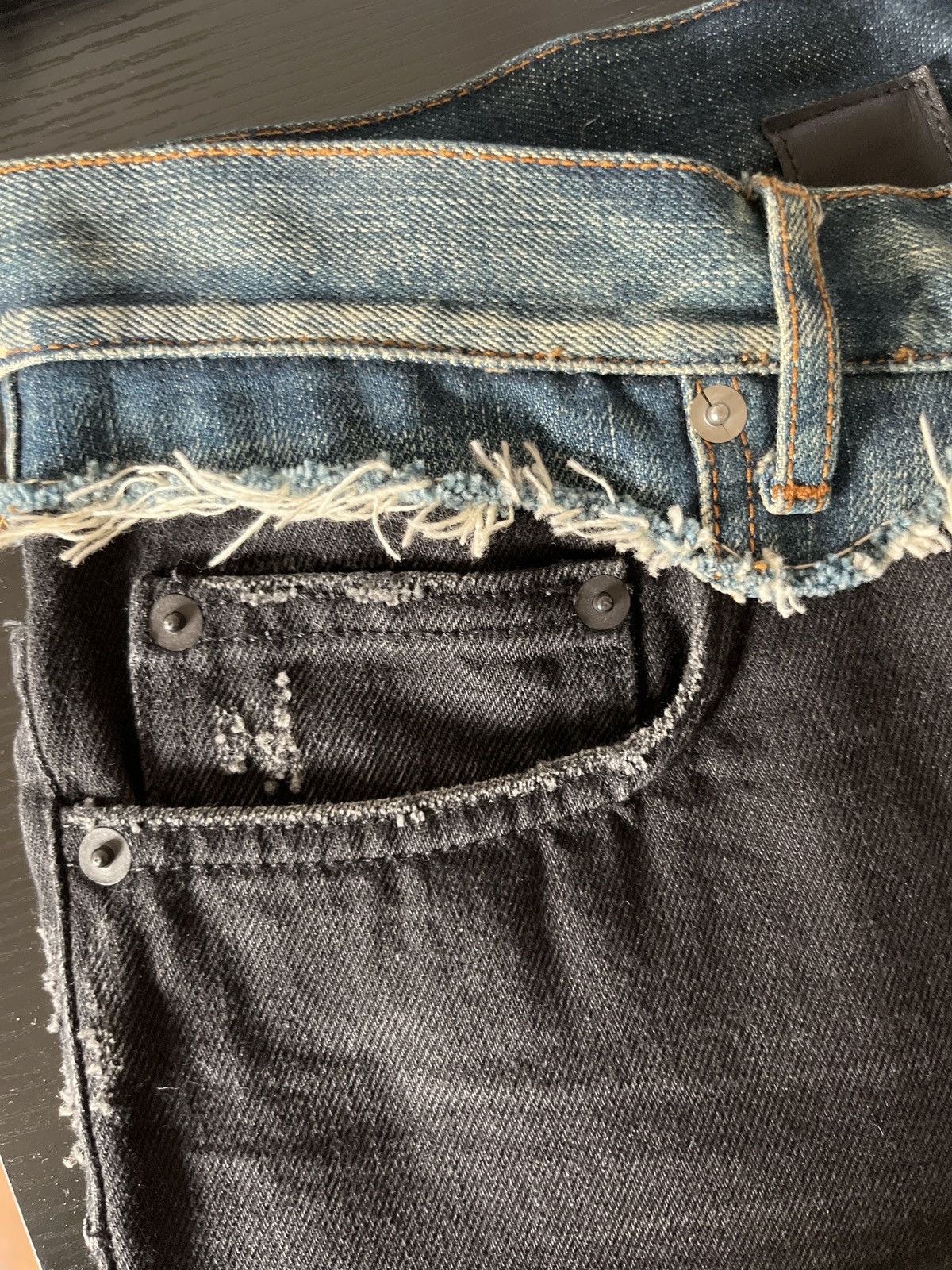 Dior Hedi Slimane Dior Homme AW06 Cummerbund Denim Size US 28 / EU 44 - 12 Thumbnail