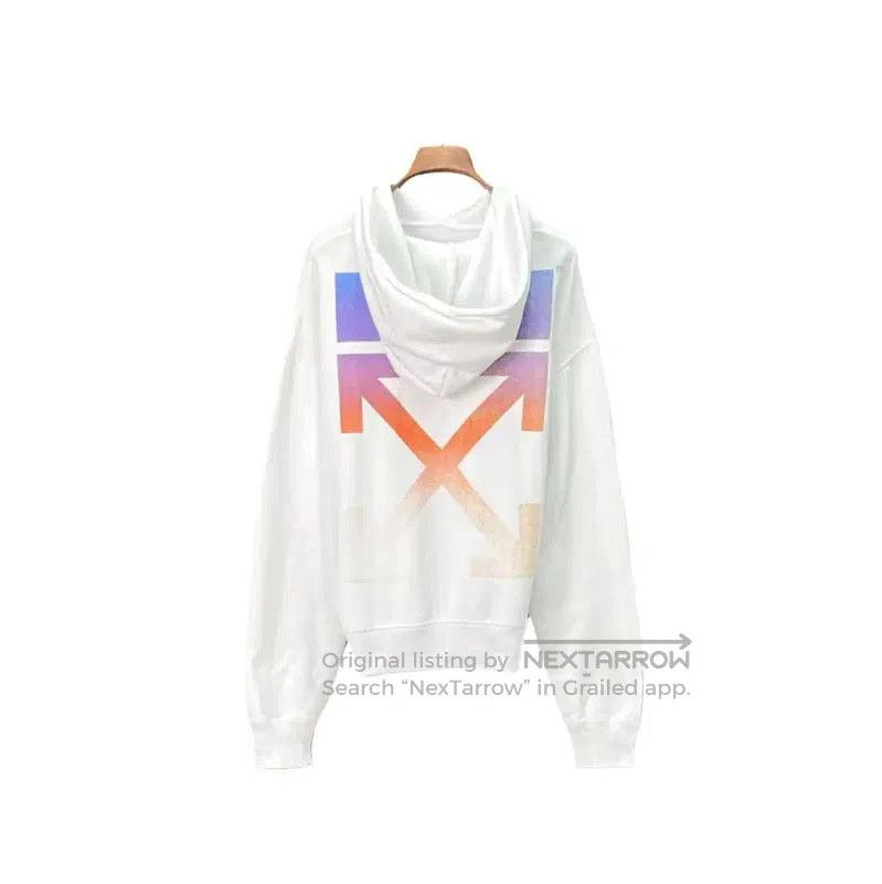 Off-White Off-White Men's White Cotton Long Sleeve Hoodie . Size US S / EU 44-46 / 1 - 2 Thumbnail