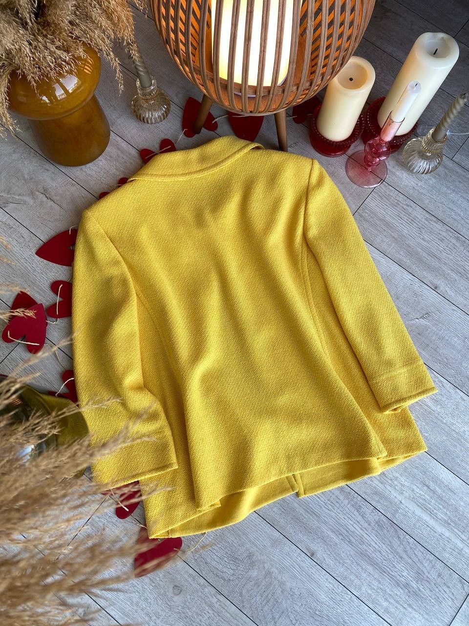 St. John St. John Collection Yellow Button-Up Jacket Size L / US 10 / IT 46 - 3 Thumbnail