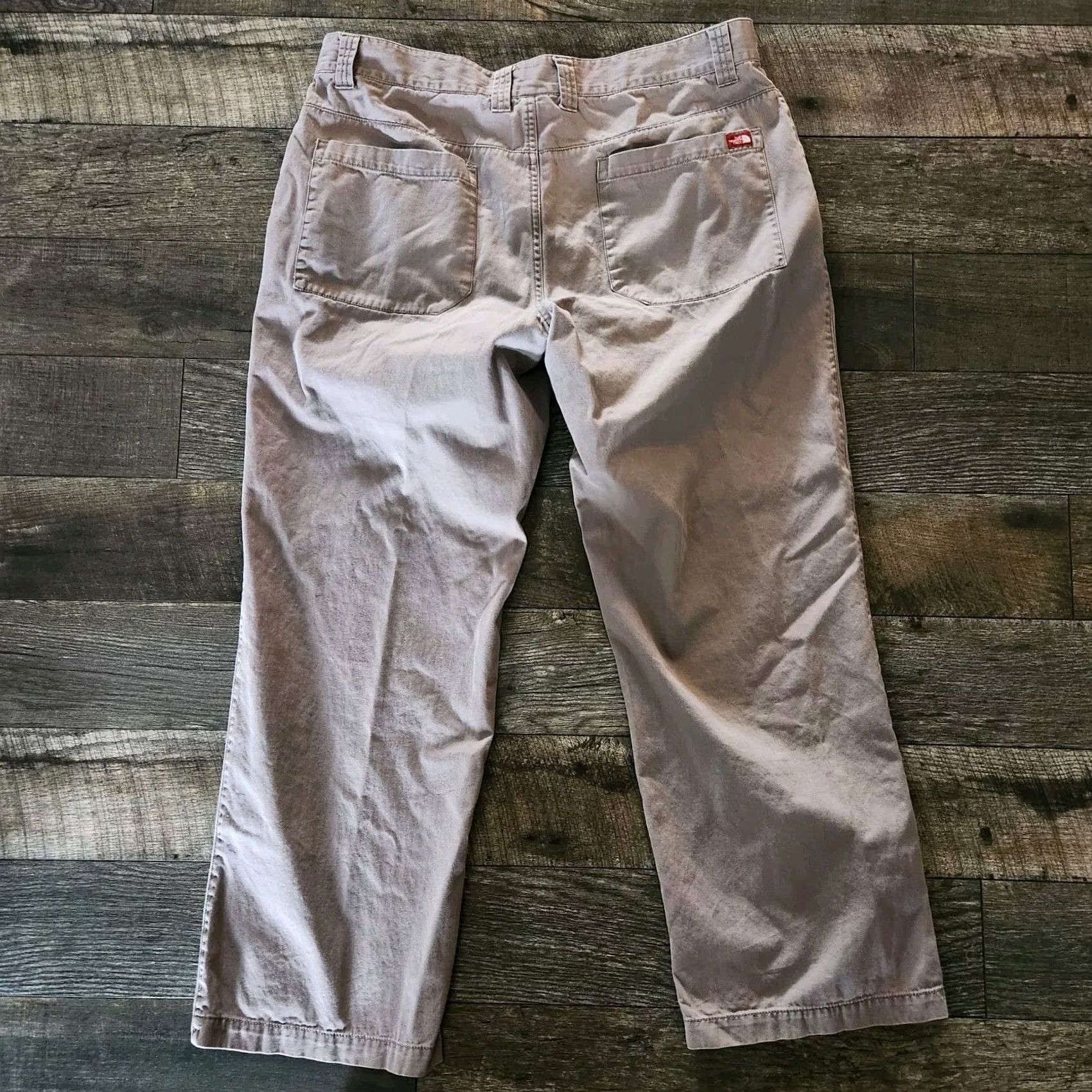 The North Face The North Face Pants Mens 38x32 Gray Relaxed Straight Leg Outdoors Hiking Camp Chino Regular Canvas Cotton Polyester Spandex Ban Bangladesh Mens Size US 38 / EU 54 - 6 Thumbnail
