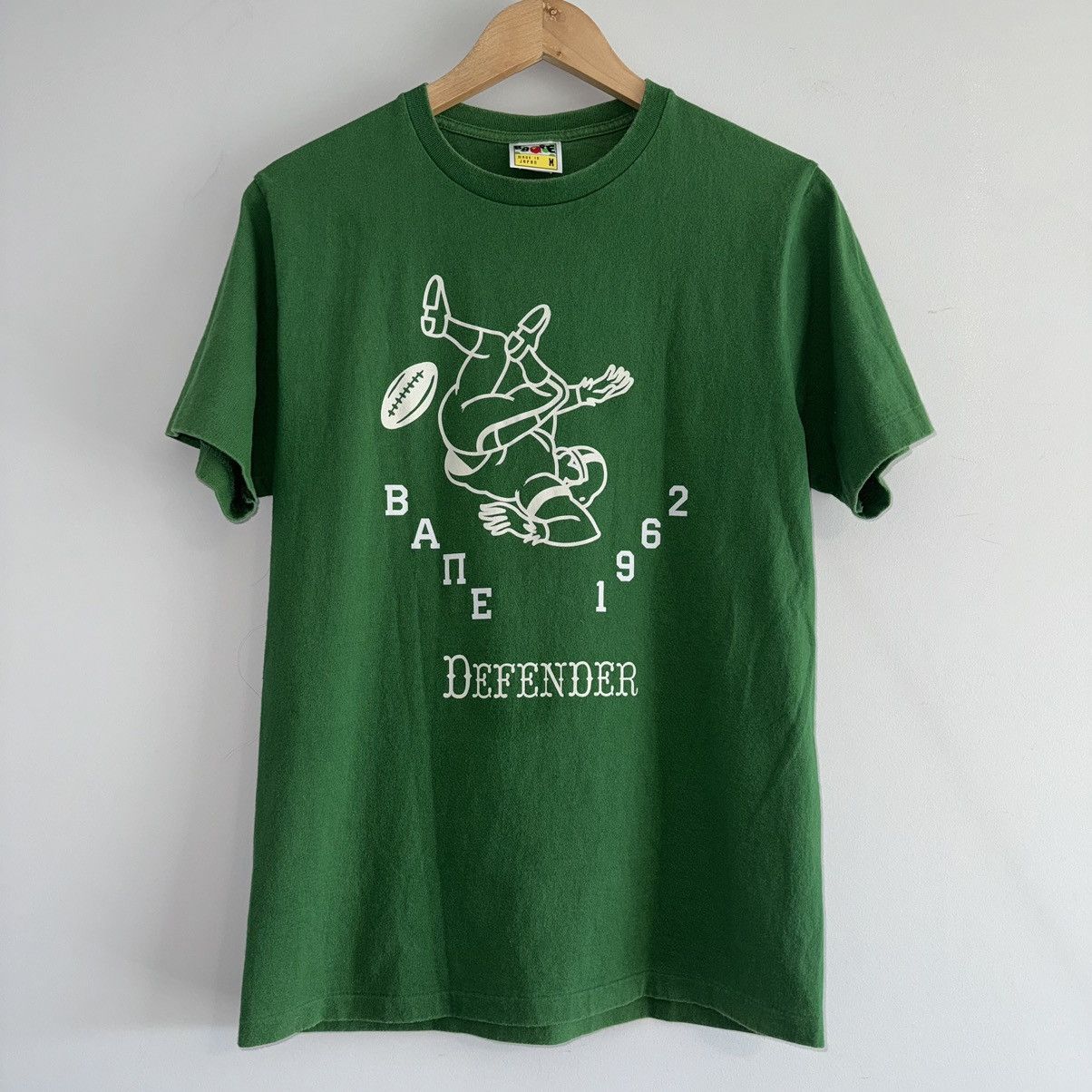 Bape OG Bape College Football Defender Tee Shirt Size US M / EU 48-50 / 2 - 1 Thumbnail