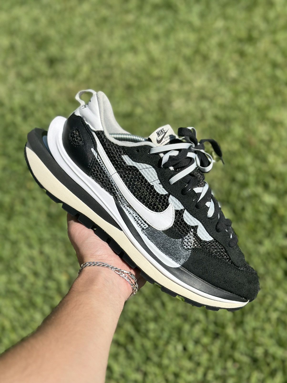 Nike Vaporwaffle Sacai Black/White Mens Size OG All