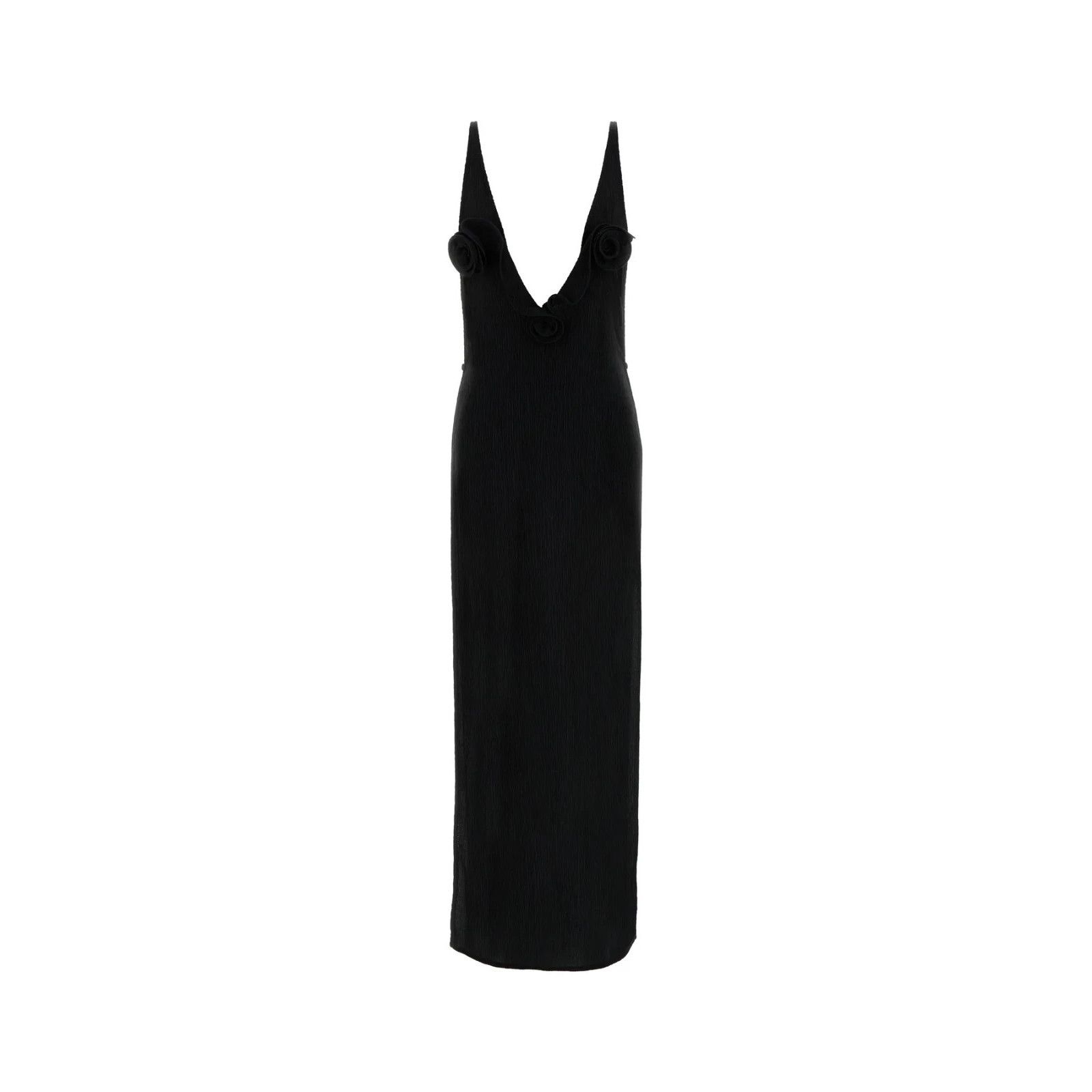MAGDA BUTRYM Black Stretch Lyocell Blend Dress New & Authent