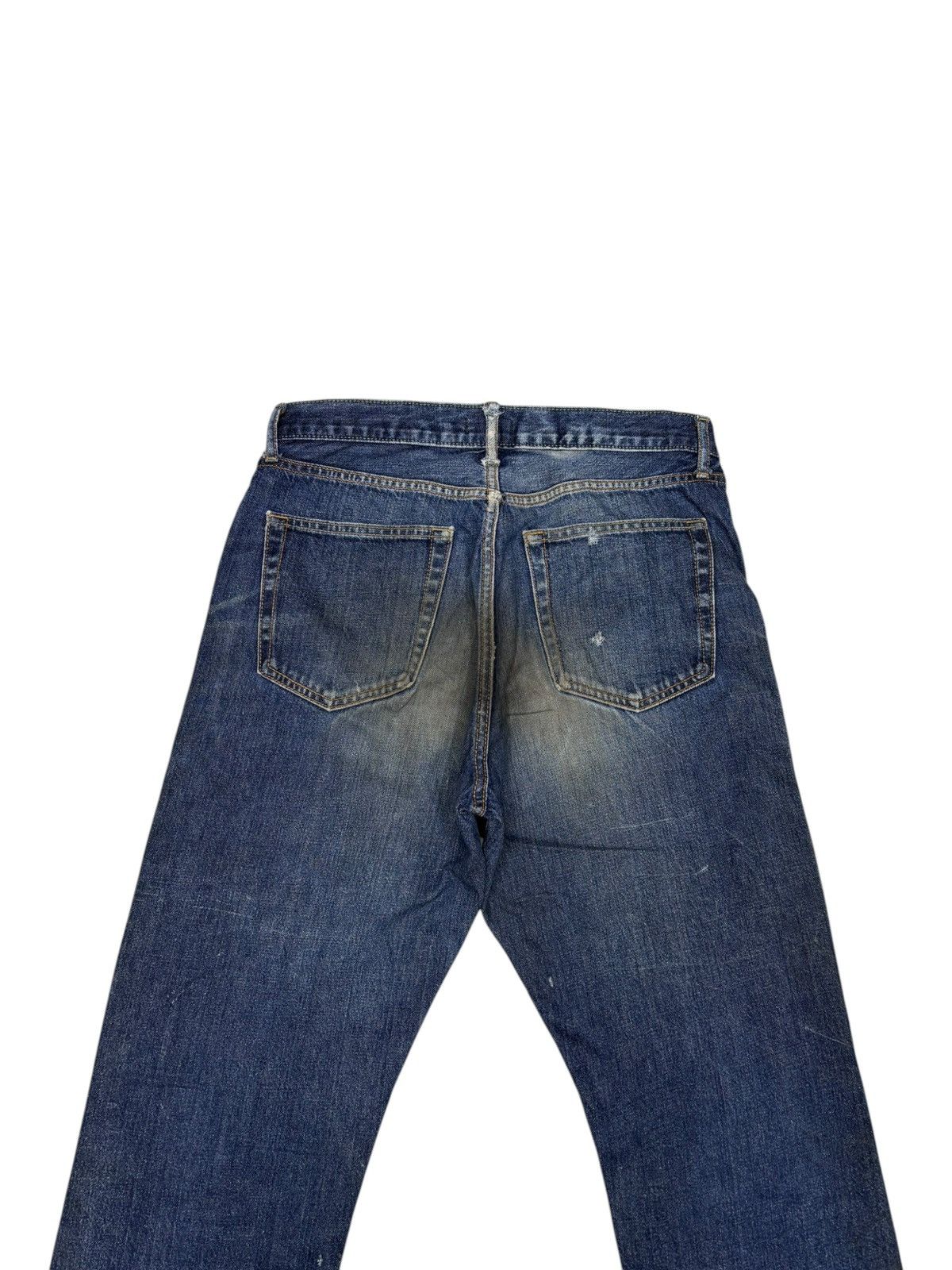 Undercover × Uniqlo Vintage Uniqlo Selvedge Dirty Distressed Denim Jeans Size US 30 / EU 46 - 6 Thumbnail
