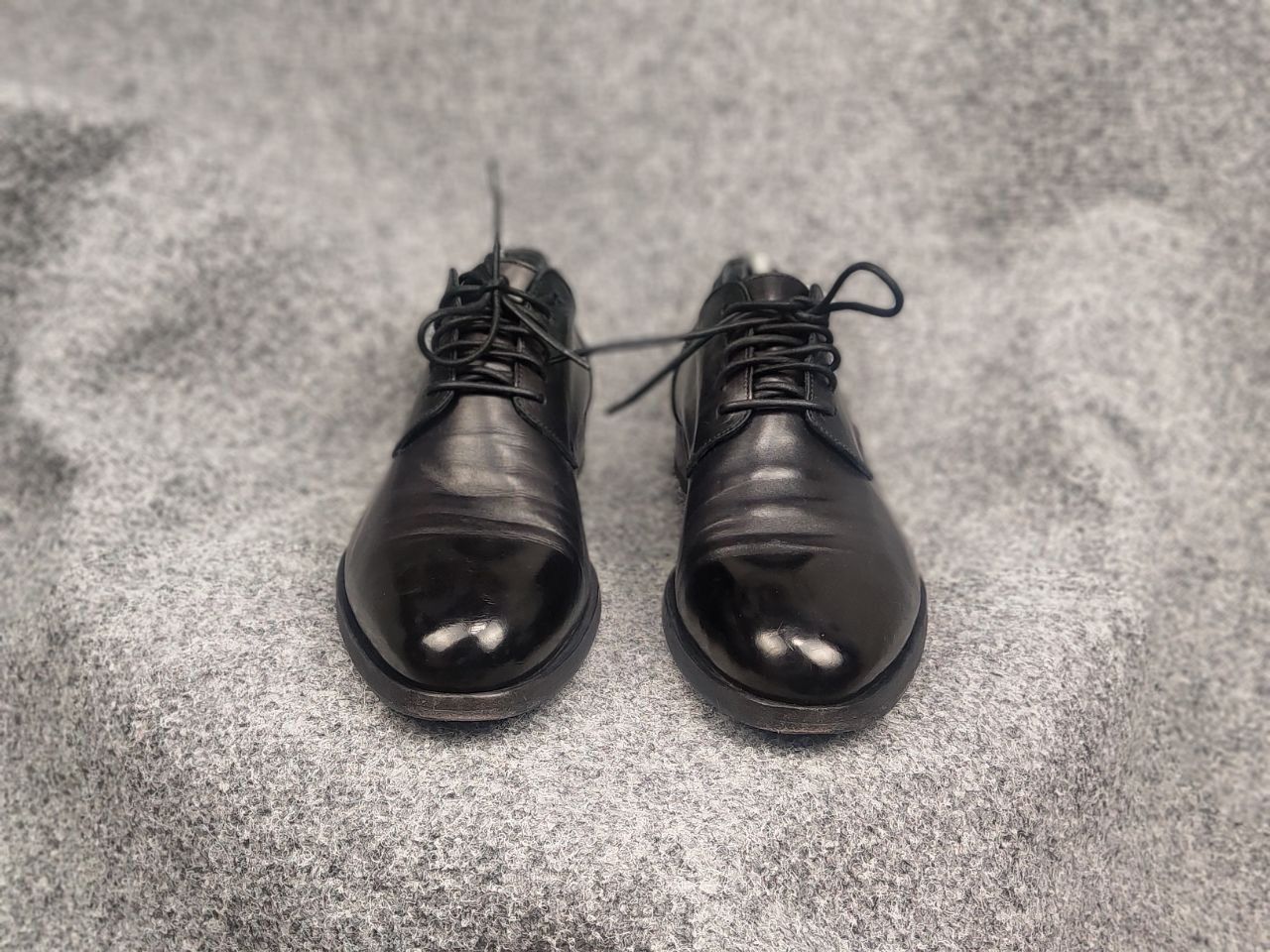 Pantanetti Pantanetti Design Black leather lace-up derby shoes Boots Size US 11 / EU 44 - 5 Thumbnail