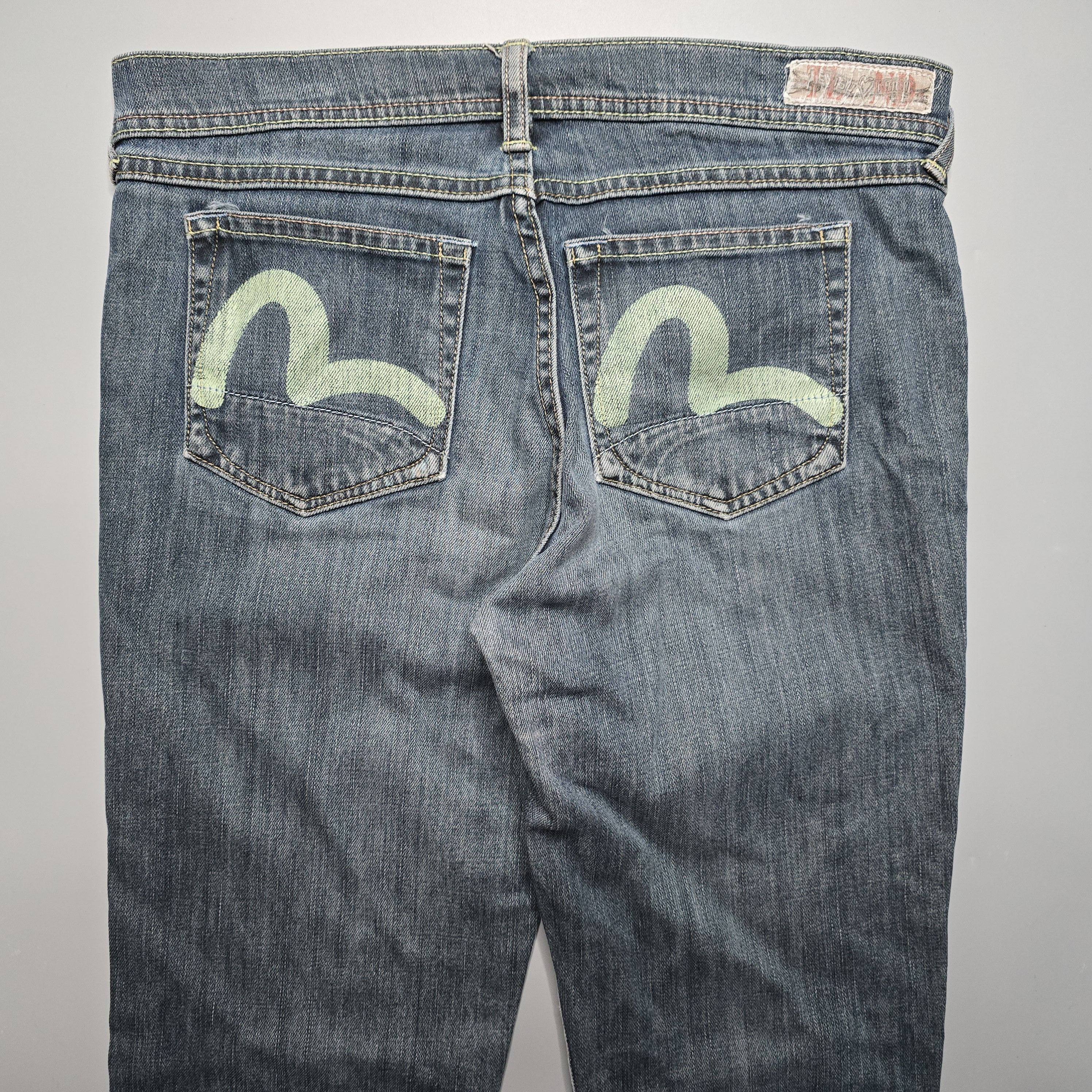Evisu × Puma Evisu x Puma - Y2K Seagull Straight Jeans Size 30" / US 8 / IT 44 - 4 Thumbnail
