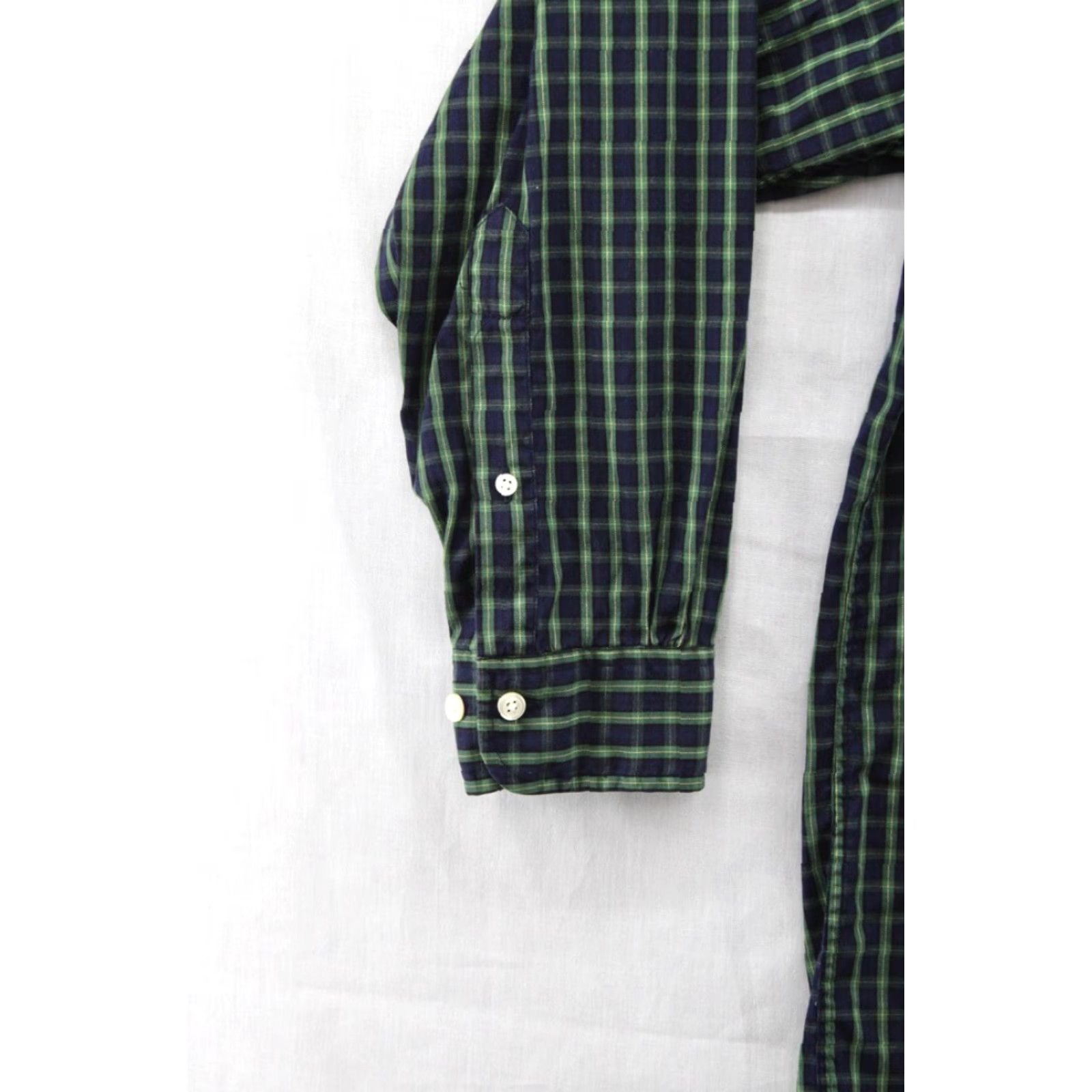 Brooks Brothers Brooks Brothers Shirt Men’s Large Green Blue Plaid Preppy Casual Long Sleeve Fashion Dress Shirt Size US L / EU 52-54 / 3 - 2 Thumbnail