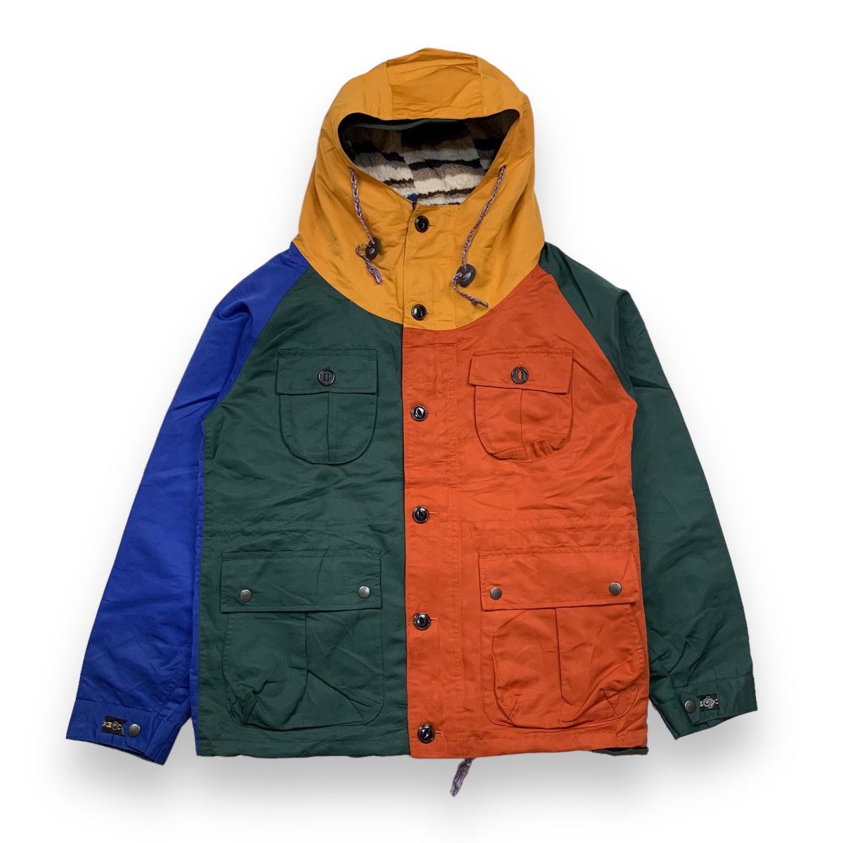 Japanese Brand Power to the people multi color colorblock jacket Size US L / EU 52-54 / 3 - 1 Thumbnail