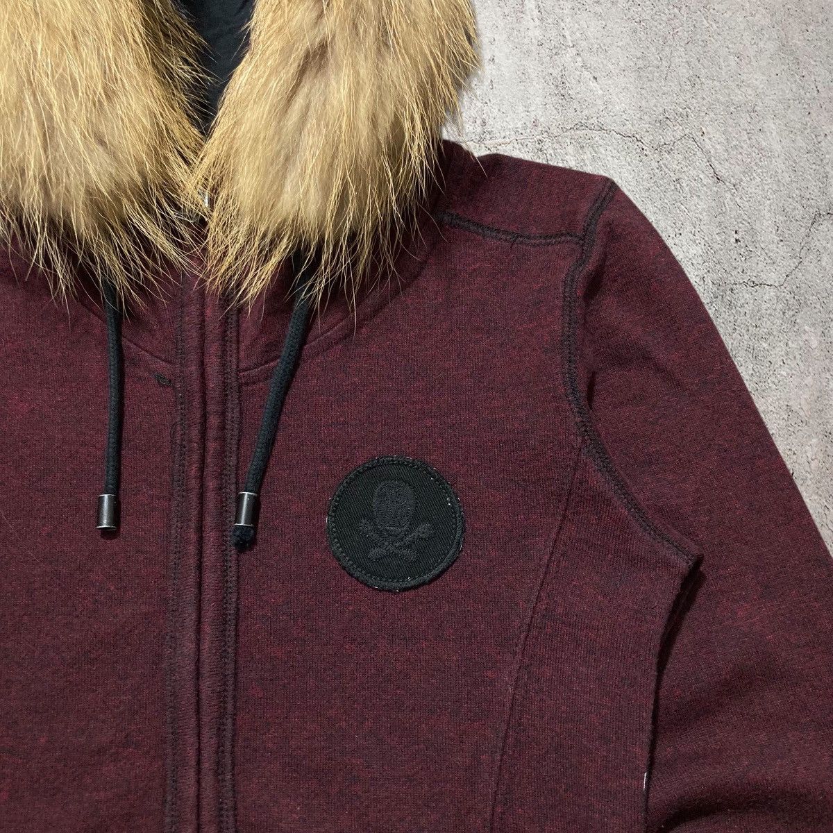 Japanese Brand 2000s Buckaro Skull Patch Logo Fur Ziphoodie Lgb Punk Style Size US S / EU 44-46 / 1 - 5 Thumbnail