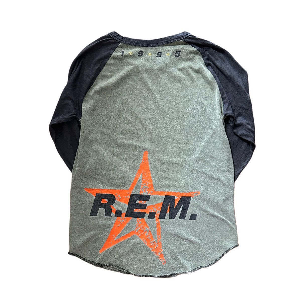 Band Tees × Vintage 1995 R.E.M. Monster Album Tour Raglan Tee Size US S / EU 44-46 / 1 - 1 Thumbnail