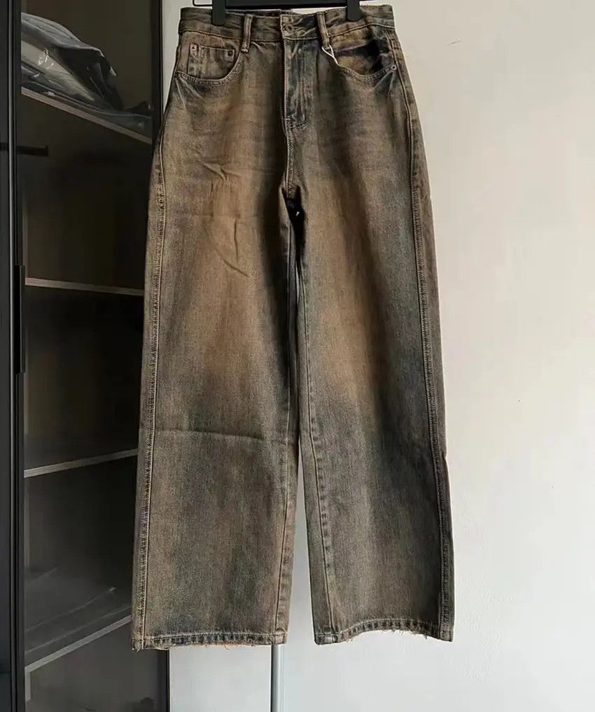 Designer × Japanese Brand Bronze blue Y2K skateboarding hiphop utility baggy jeans Size US 30 / EU 46 - 5 Thumbnail